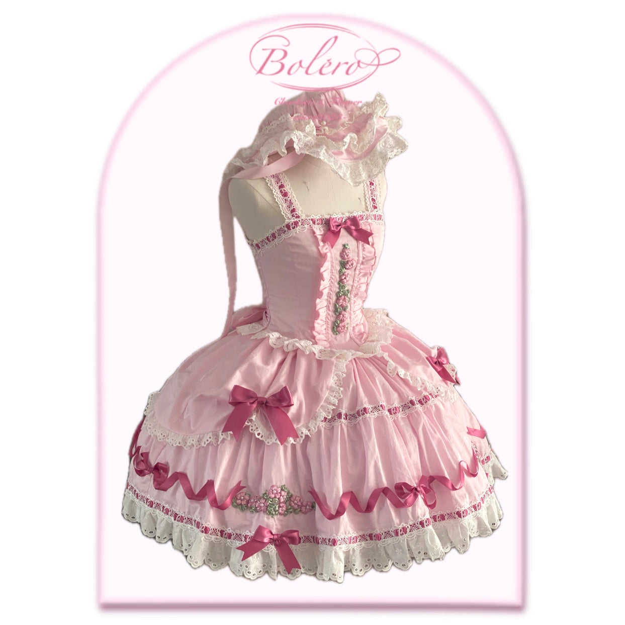 【受注予約~10/15】Bouquet Charlotte ジャンパースカート【Bolelo】