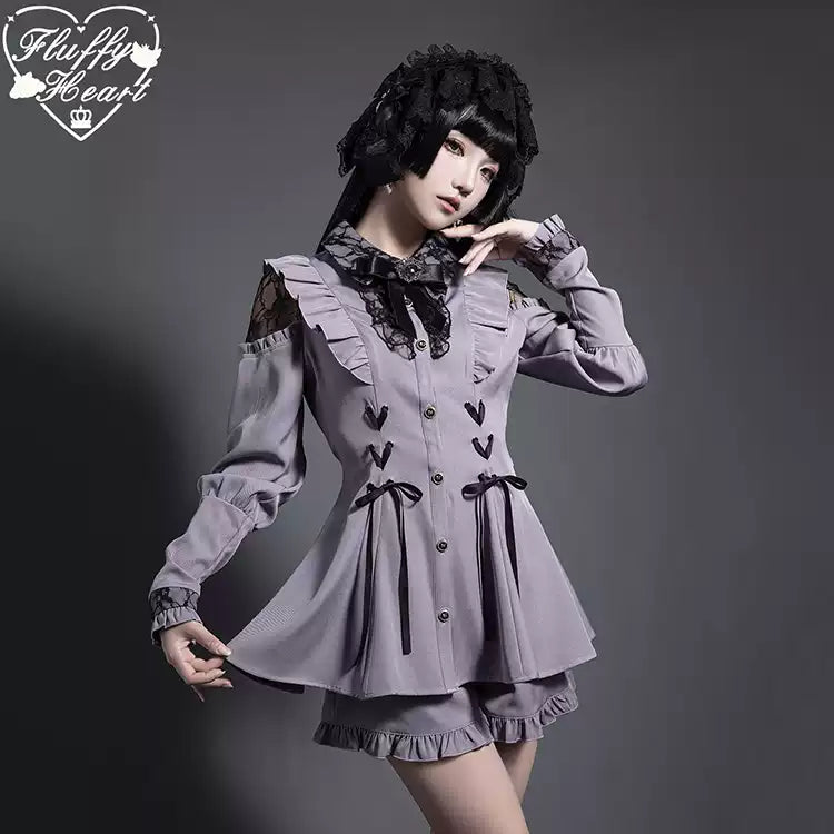 水曜日のアリス セットアップ(ロング袖)【Fluffy Heart】 – Epetice 水曜日のアリス セットアップ(ロング袖)【Fluffy Heart】 – Epetice