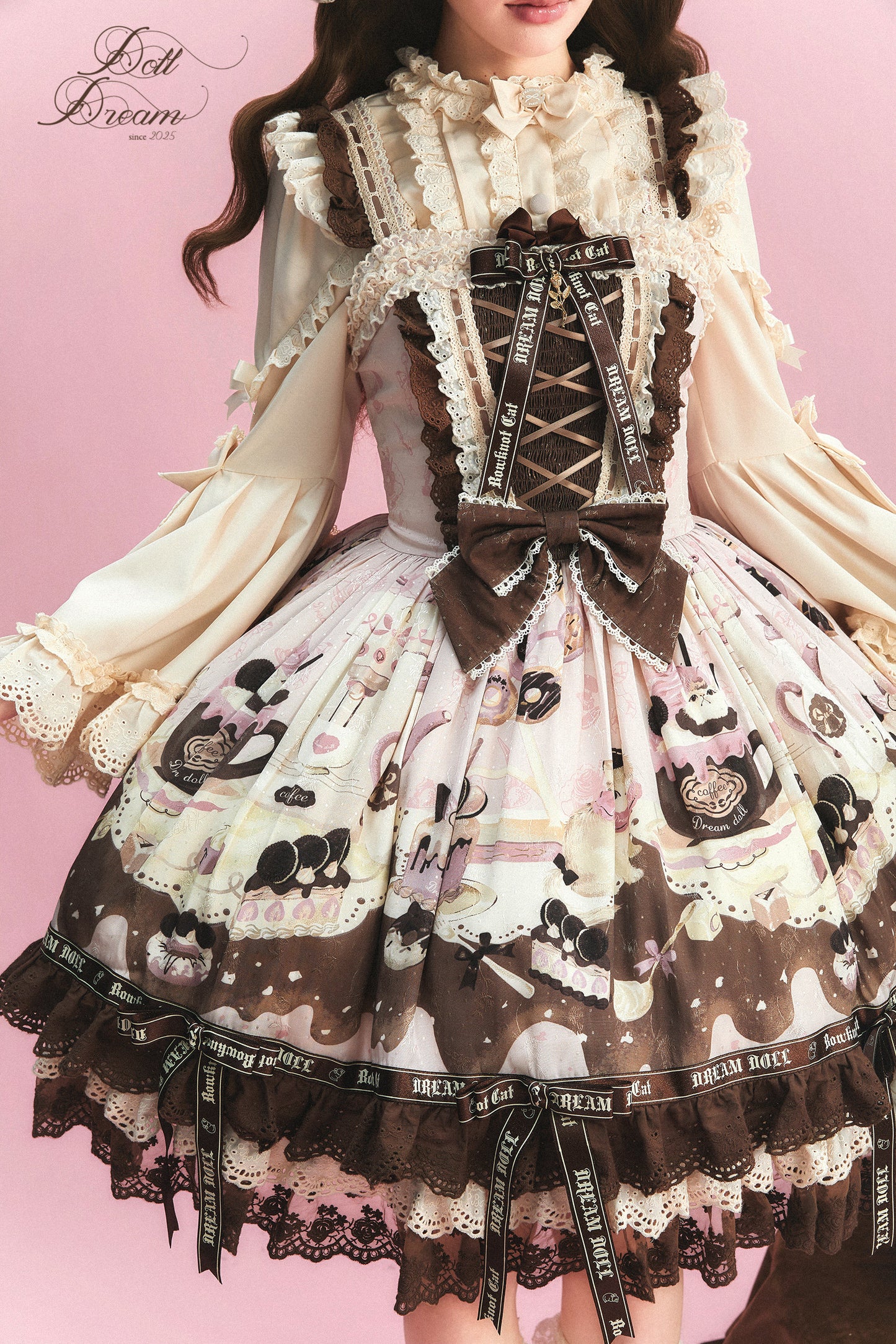 【受注予約~1/28】Ollie Ollie ワンピース・ジャンパースカート・ブラウス【Dream Doll】