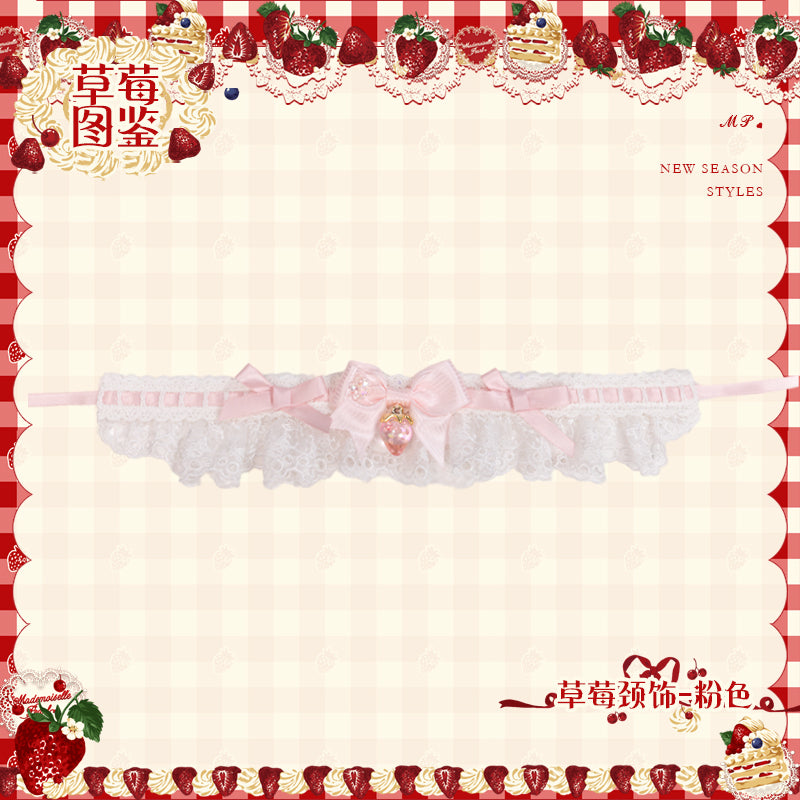 【受注予約~11/18】Strawberry Cake Illustration アクセサリー【花与珍珠匣】