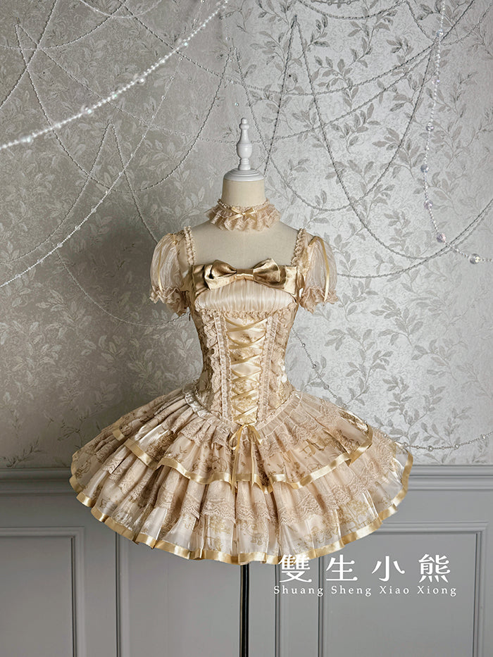 【受注予約~9/11】Gilded Dream ワンピース【双生小熊】