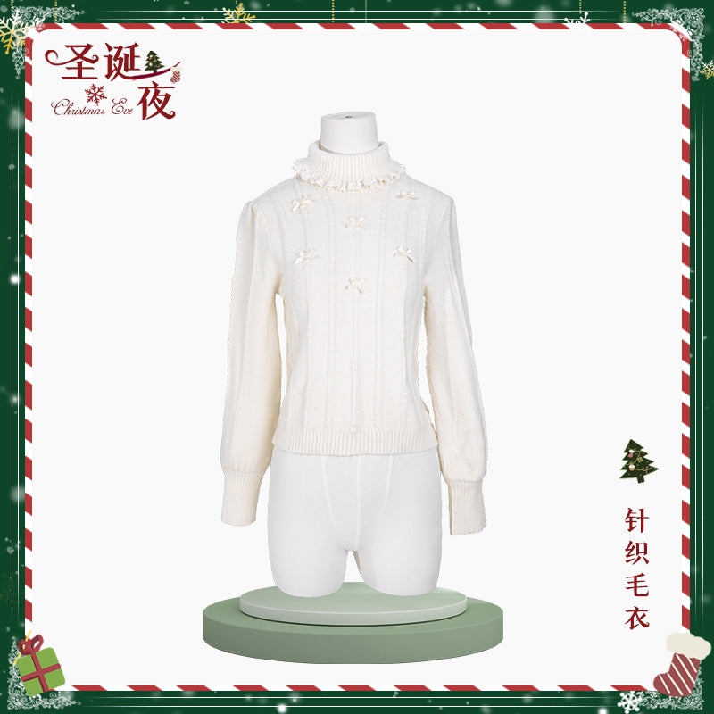 【受注予約~10/28】Christmas Eve ブラウス【花与珍珠匣】