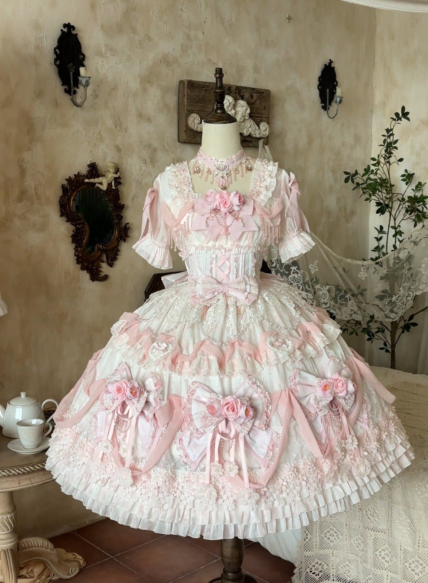【受注予約~6/23】Flower Mirror Doll 2.0 ワンピース【sedef】