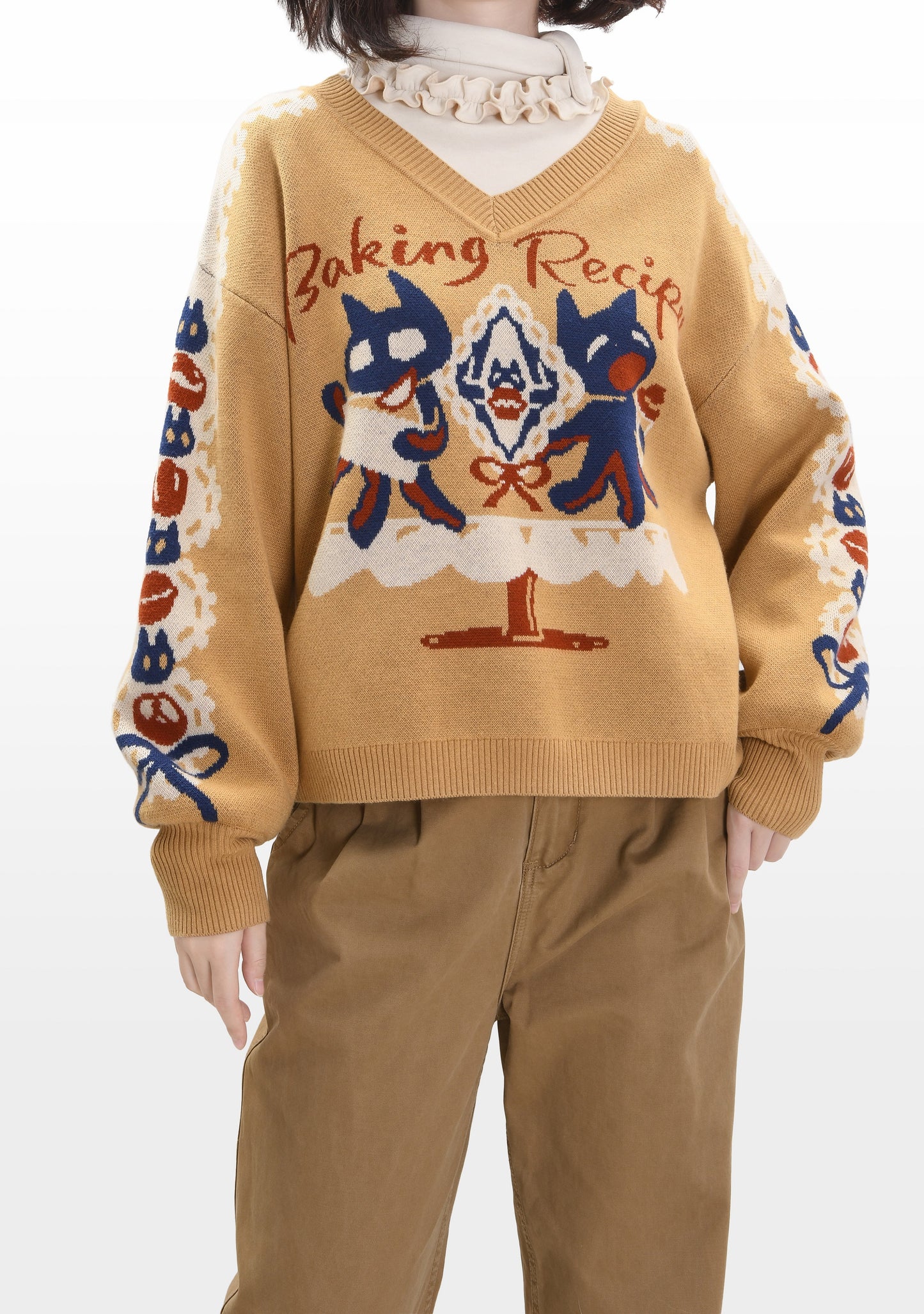 Cat Afternoon Tea ニット・トップス【FrogicStudio】