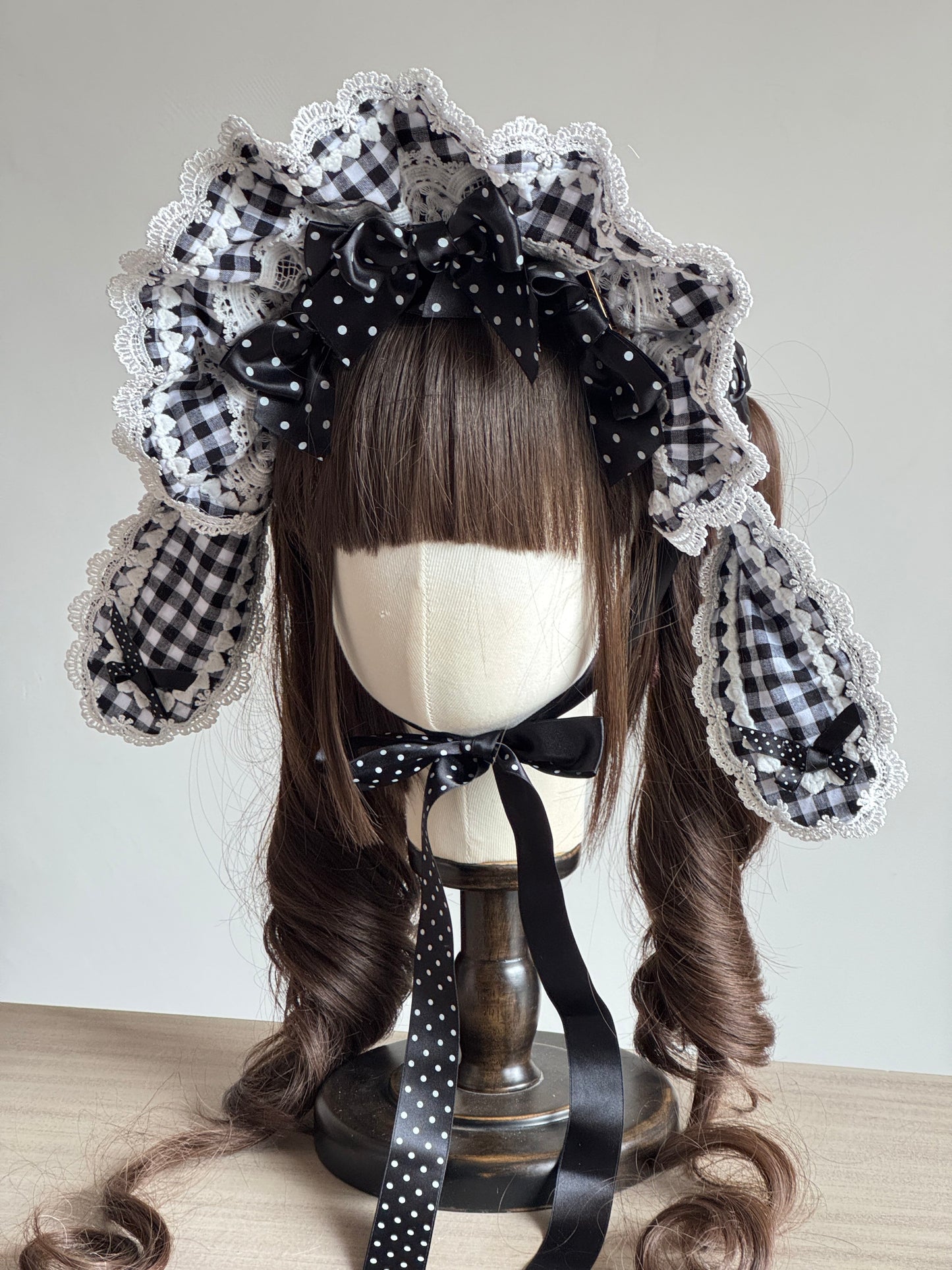 うさ耳ボンネット【妹抖手作工作屋】