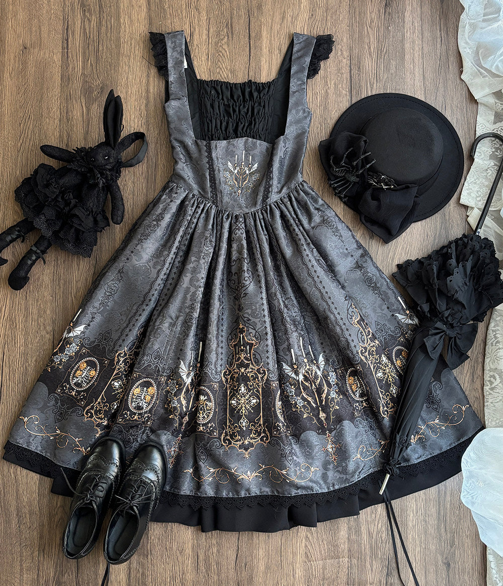 【受注予約~1/18】Blood Night Lamplighter ジャンパースカート【Miss Cube】