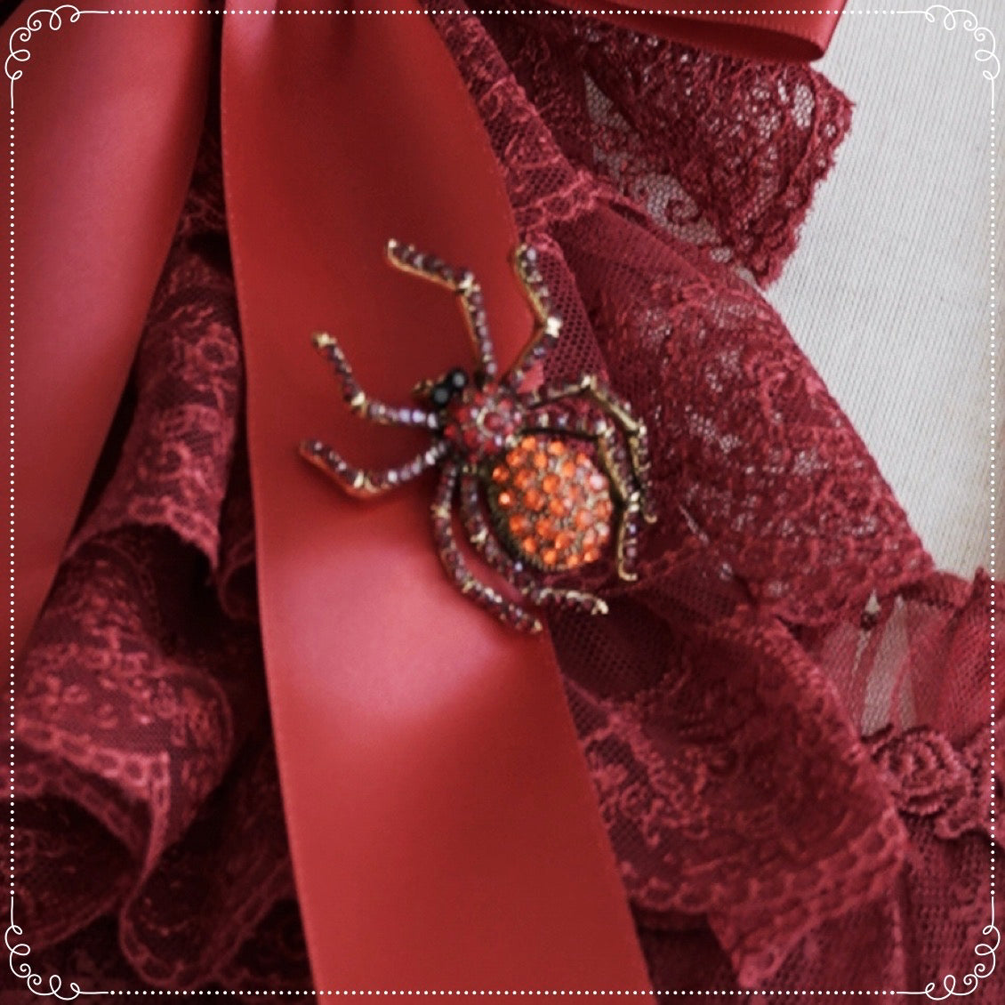 【受注予約~12/11】月光蜘蛛 アクセサリー【Moon River】