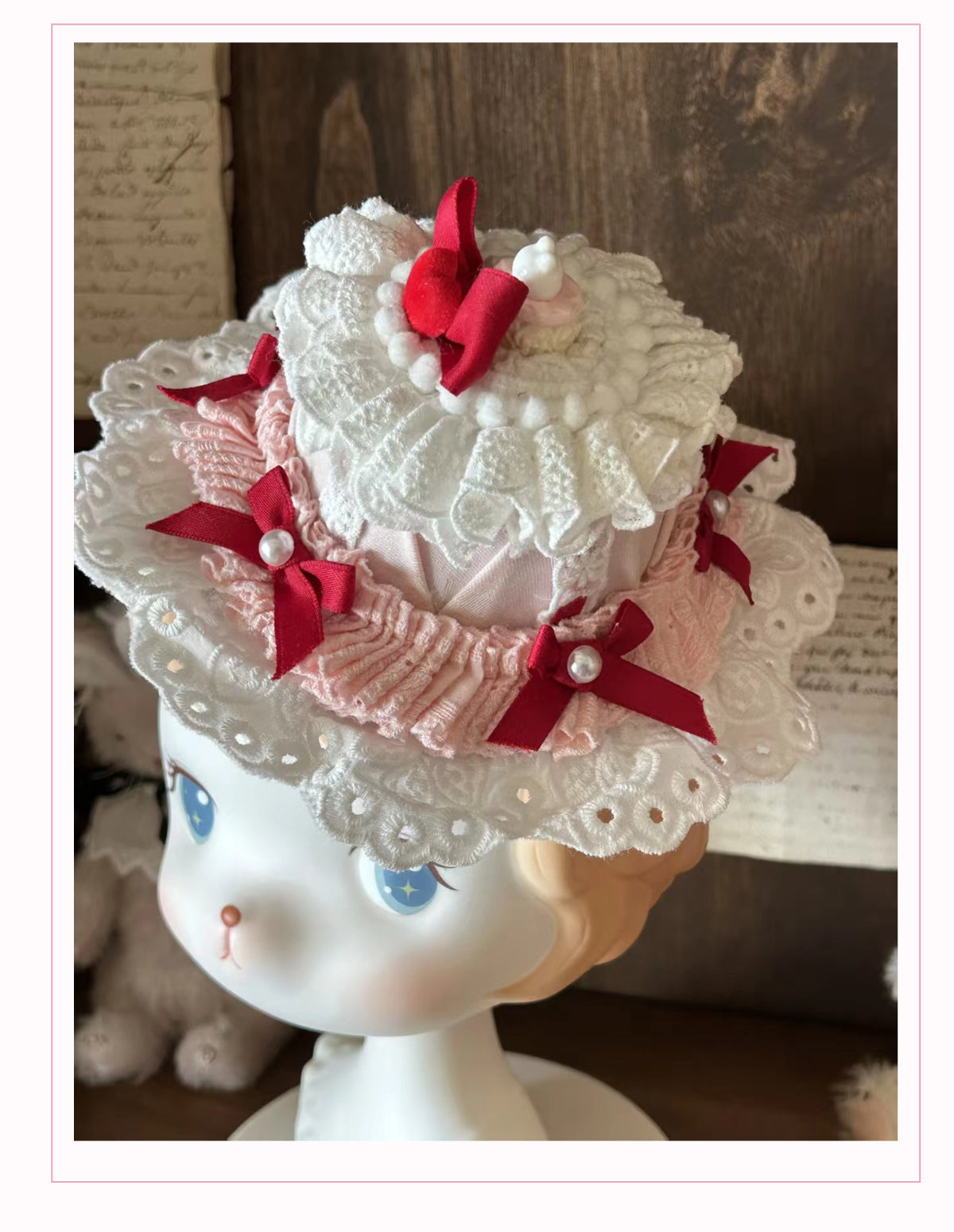 【受注予約~12/18】Sweet Berry Rabbit アクセサリー【蜜桃白茶】