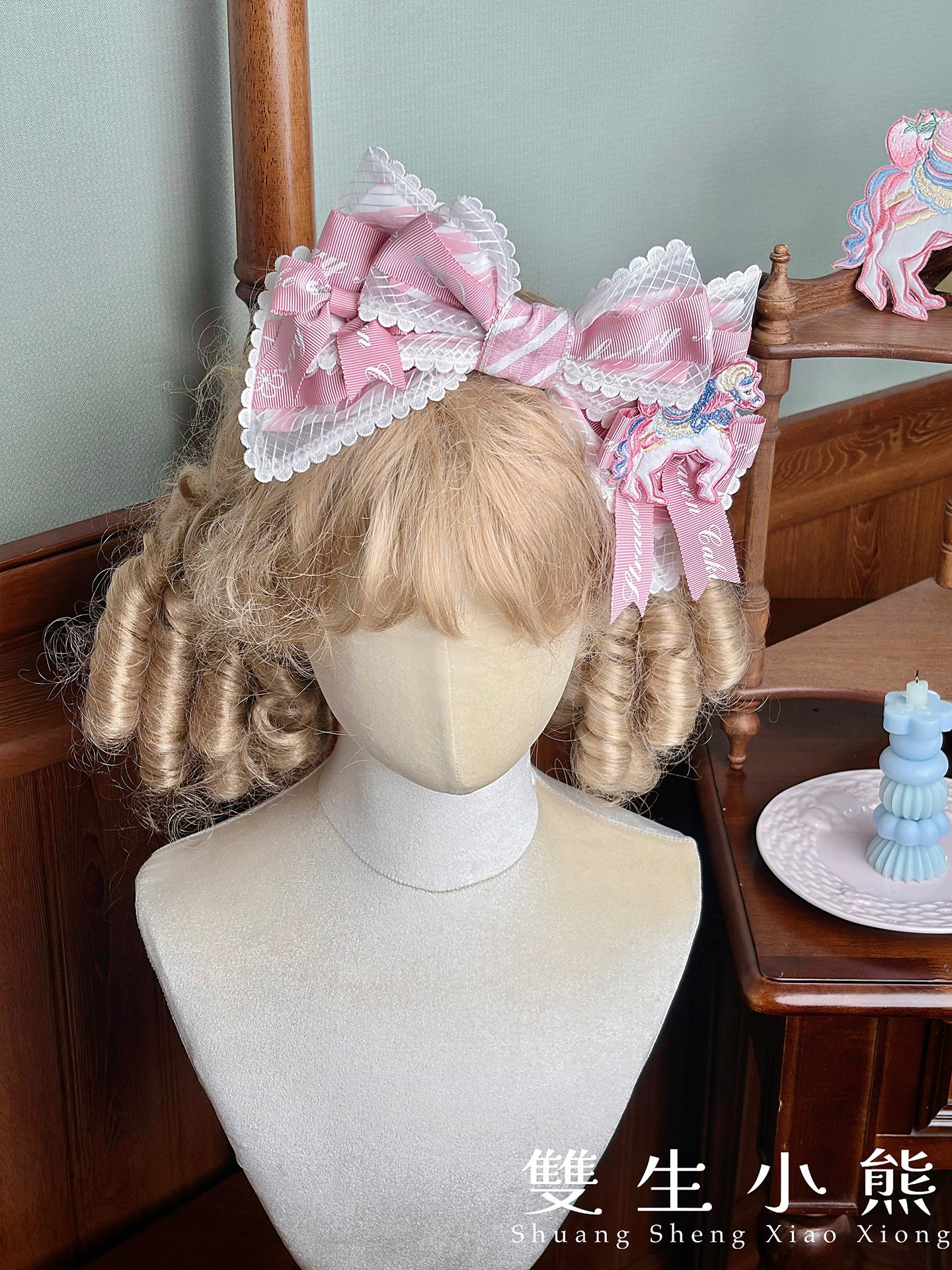 【受注予約~4/27】Pastel Macarons アクセサリー【双生小熊】