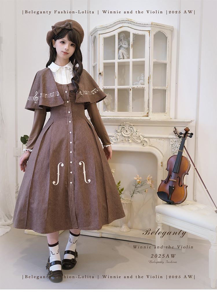 【受注予約~11/18】Winnie and the Violin ワンピース【Beleganty】