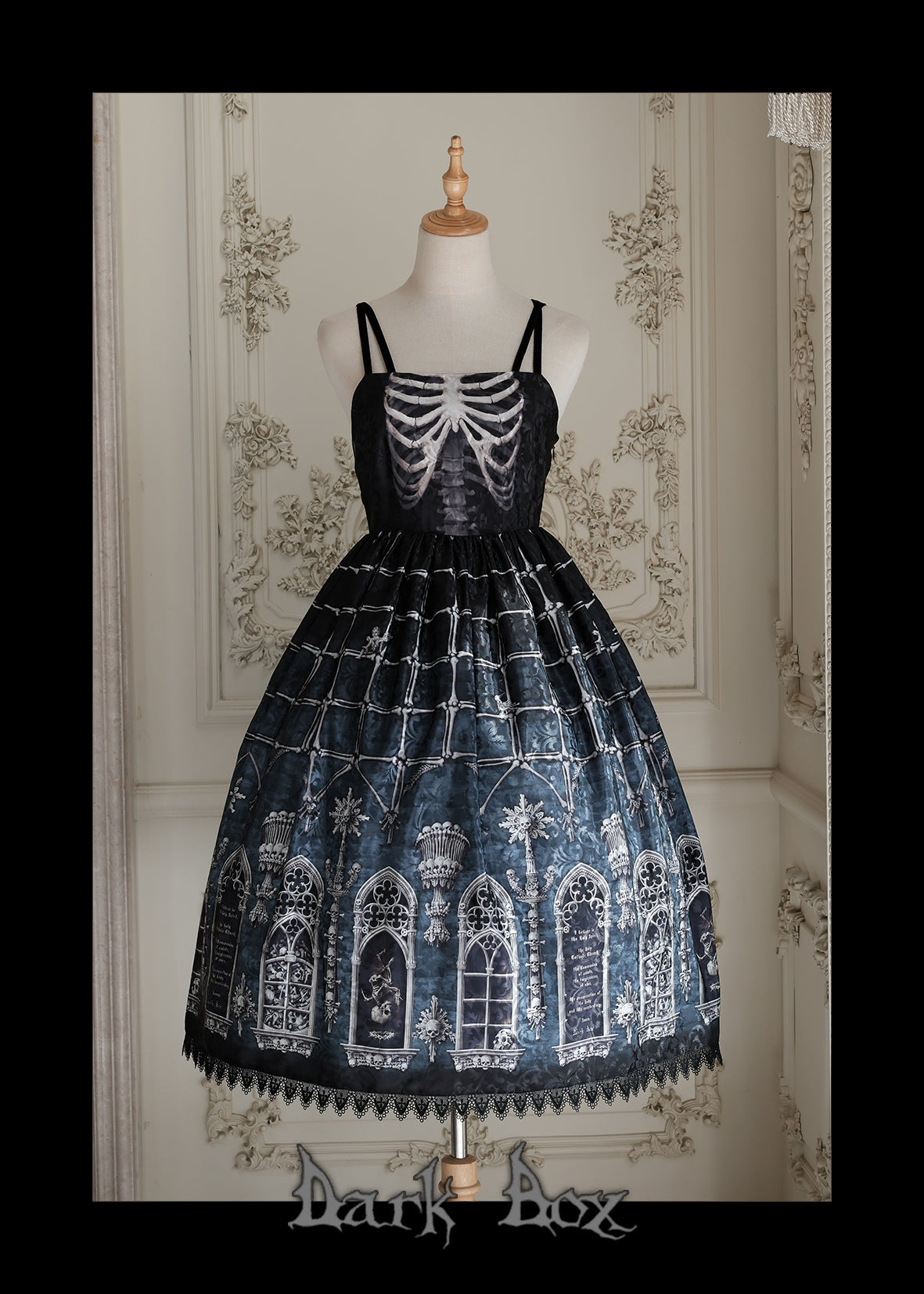 【受注予約~11/10】Ossuary ジャンパースカート【Dark Box】