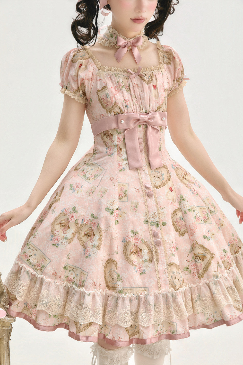 【受注予約~3/5】Victoria Cat インナースカート・ウエストベルト・アクセサリー【Moon River】