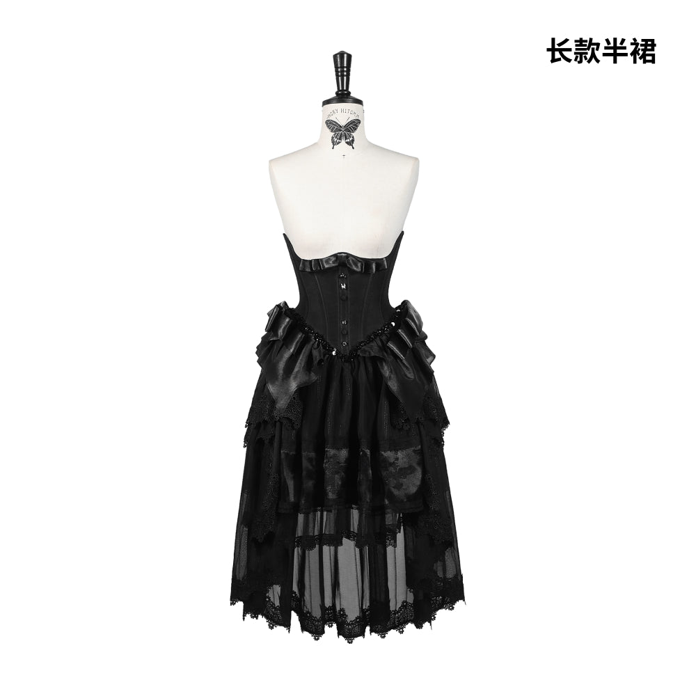 【受注予約~9/2】Spectral Orchid スカート【魔女販售】