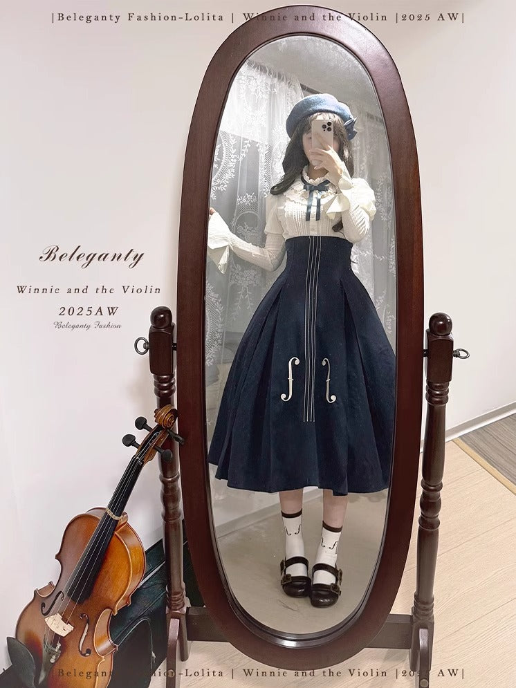 【受注予約~11/18】Winnie and the Violin スカート・ジャケット【Beleganty】