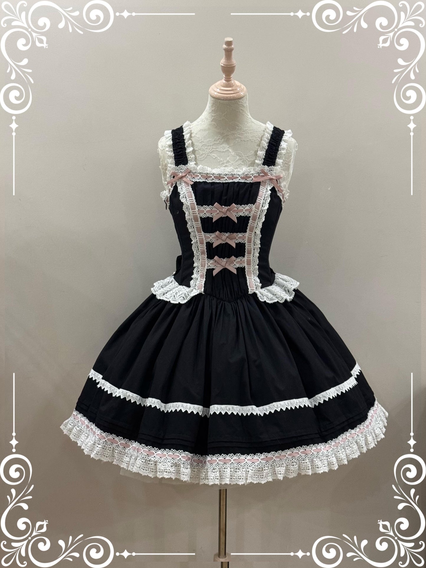 Laura Doll ジャンパースカート(ローウエスト)【小能熊】