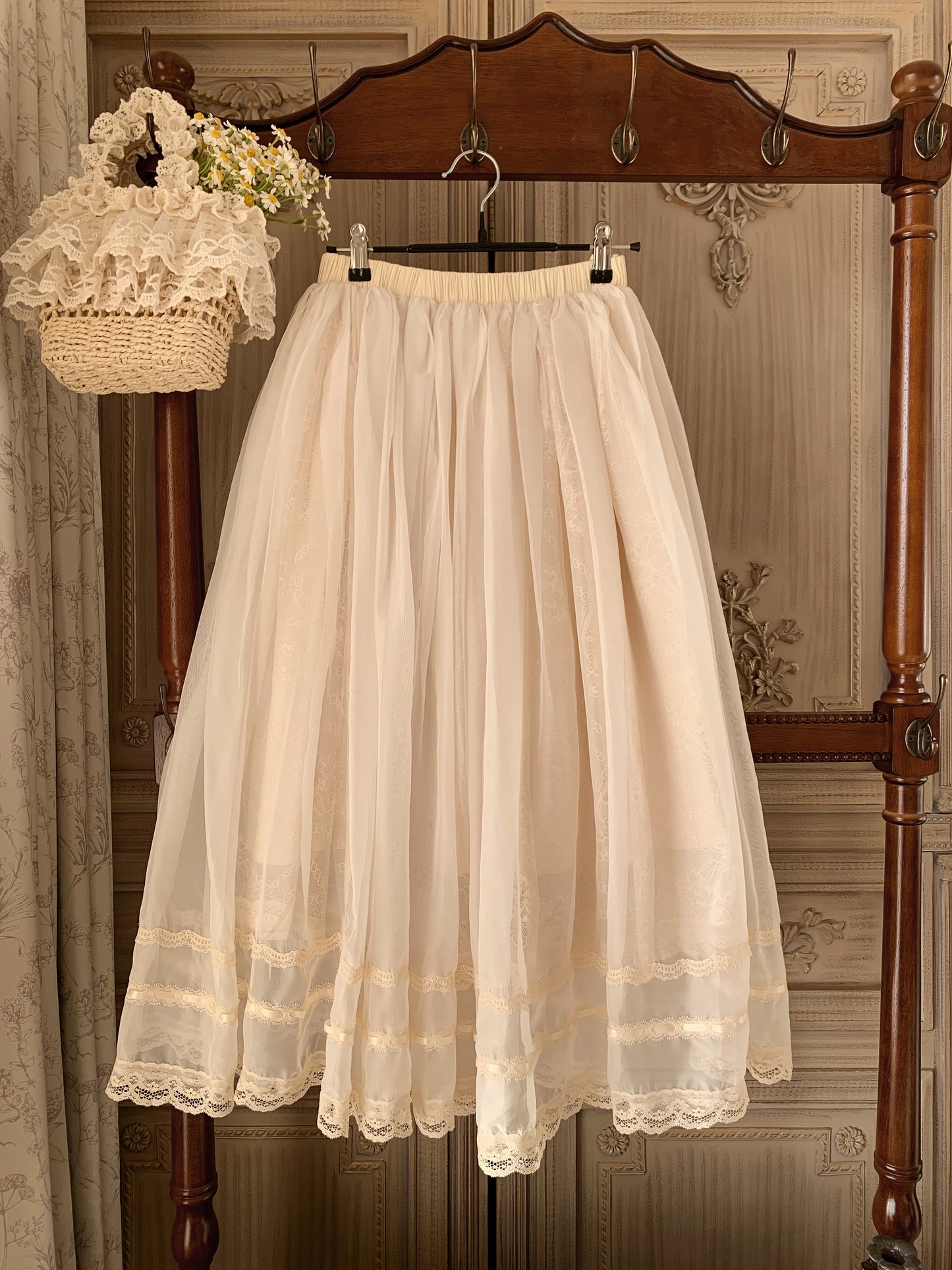 【受注予約~6/5】Midsummer Dance スカート【Flower Bouquet】