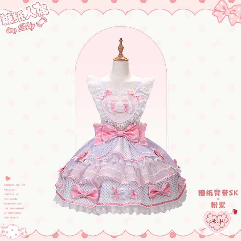 【受注予約~12/8】Candy Wrapper トップス・スカート【花与珍珠匣】