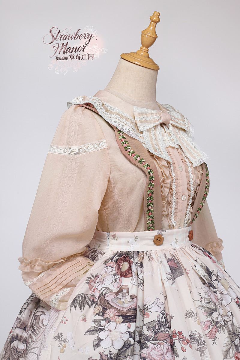 【受注予約~12/16】Strawberry Manor ブラウス【Balladeer】