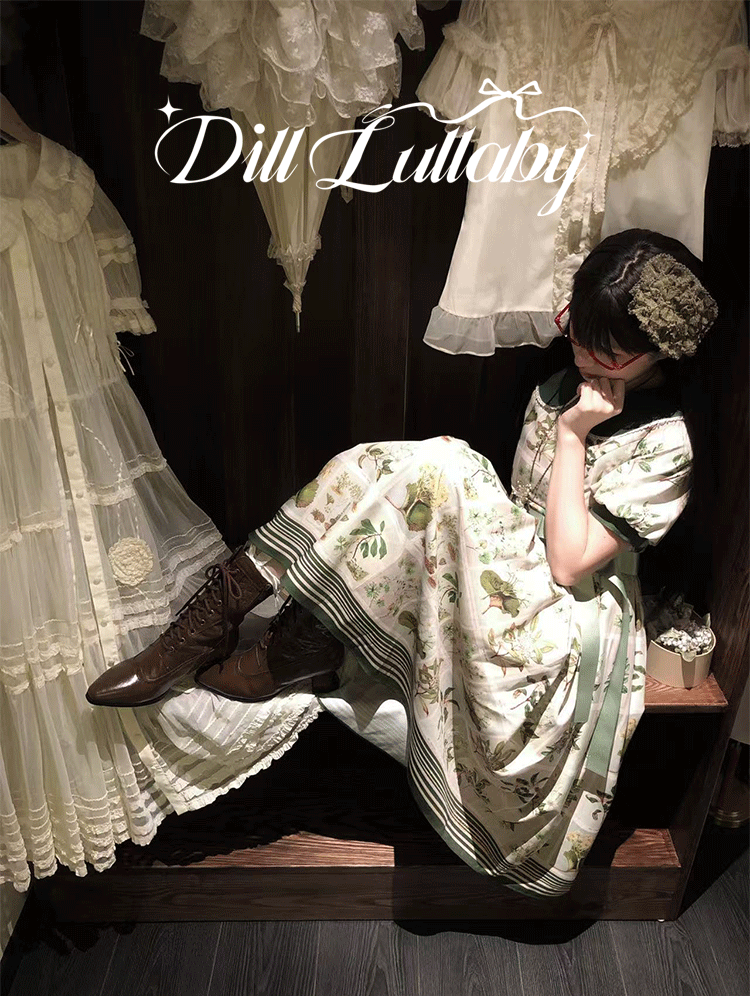 【受注予約~5/20】植物園 ワンピース、スカート【Dill Lullaby】