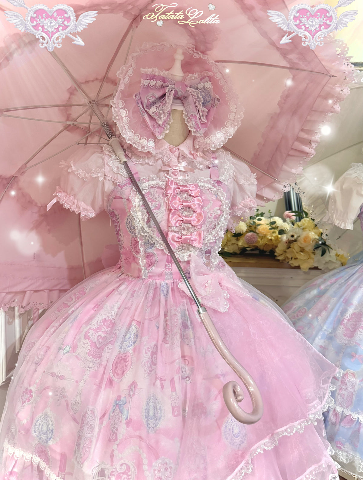 Lady Bouquet ジャンパースカート【TaTaTa Lolita】