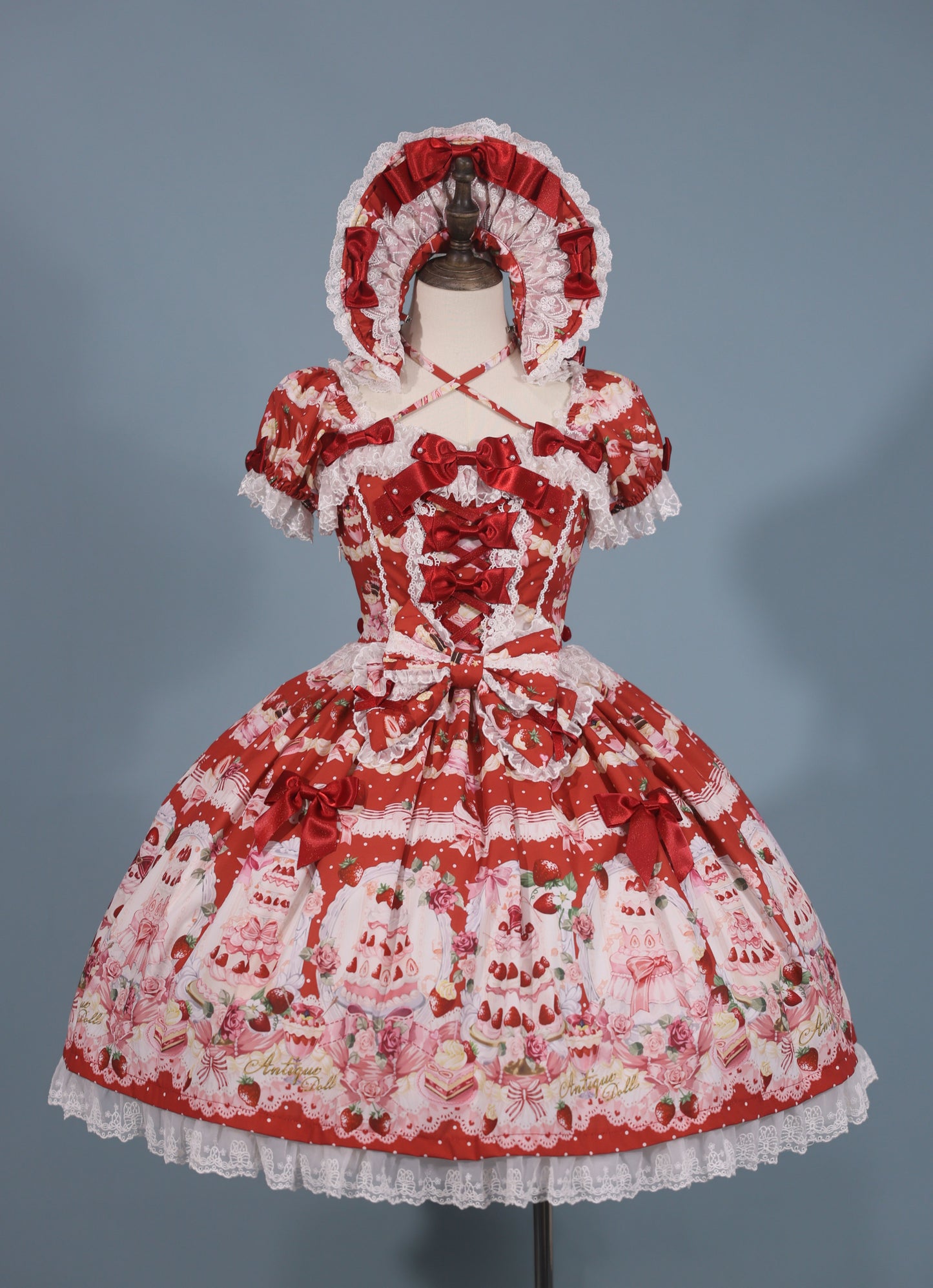 【受注予約~10/15】Strawberry Cake Bouquet 2.0 フルセット【AntiqueDoll】