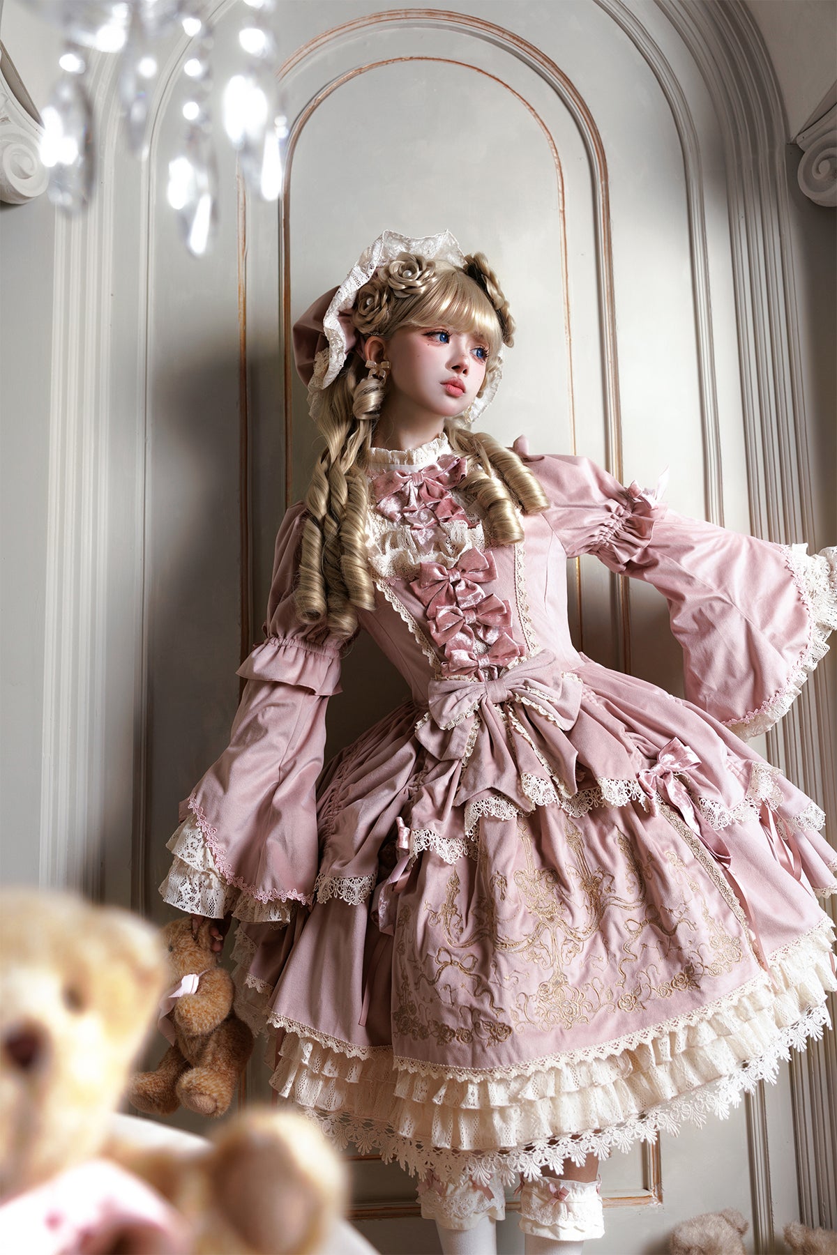 【受注予約~8/27】Candle Doll ワンピース・フルセット【Bramble Rose】