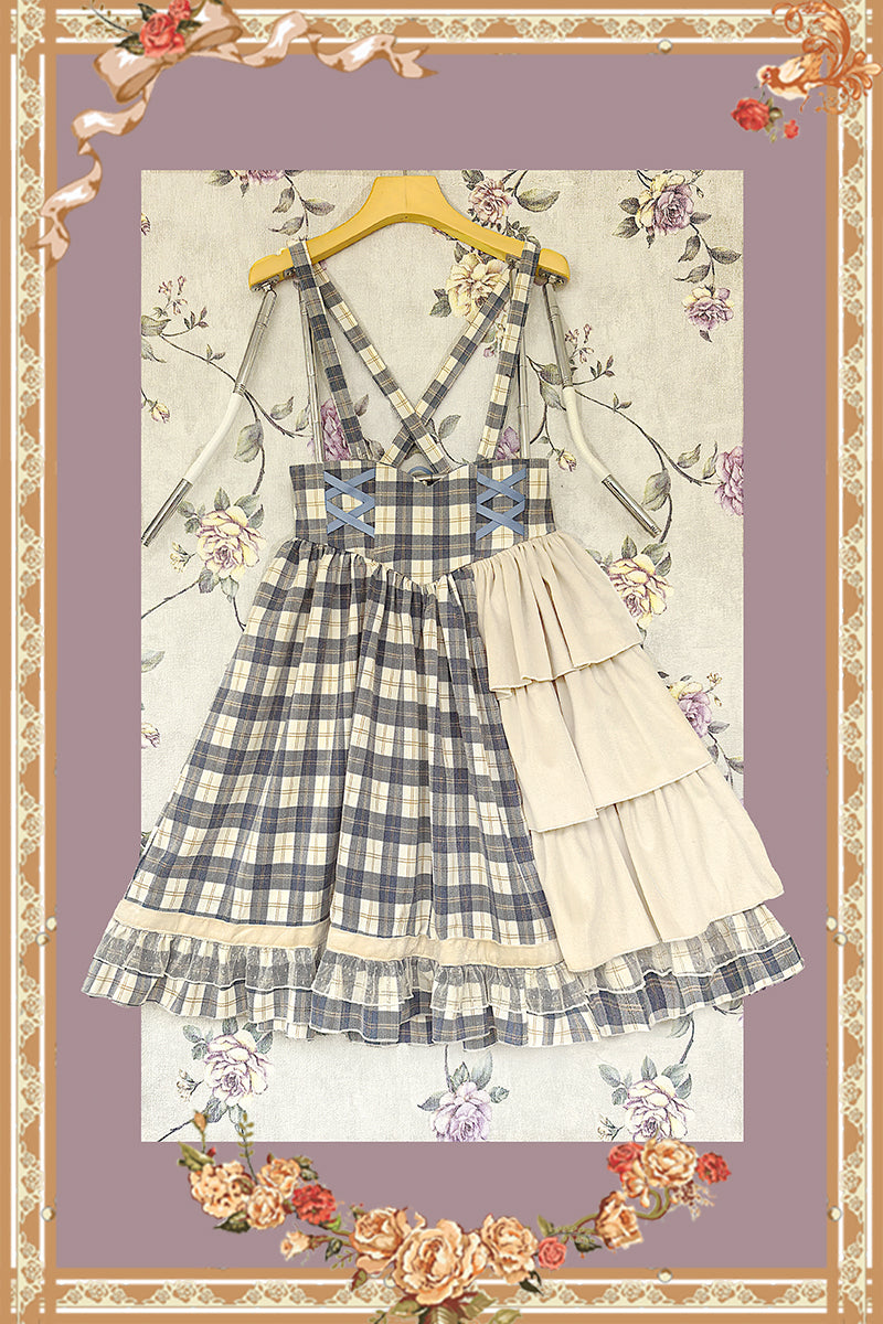 Morning Tune ケープ付きジャンパースカート【Infanta】