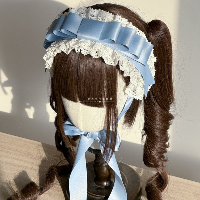 オーガンジーリボンヘッドドレス【妹抖手作工作屋】 – Epetice