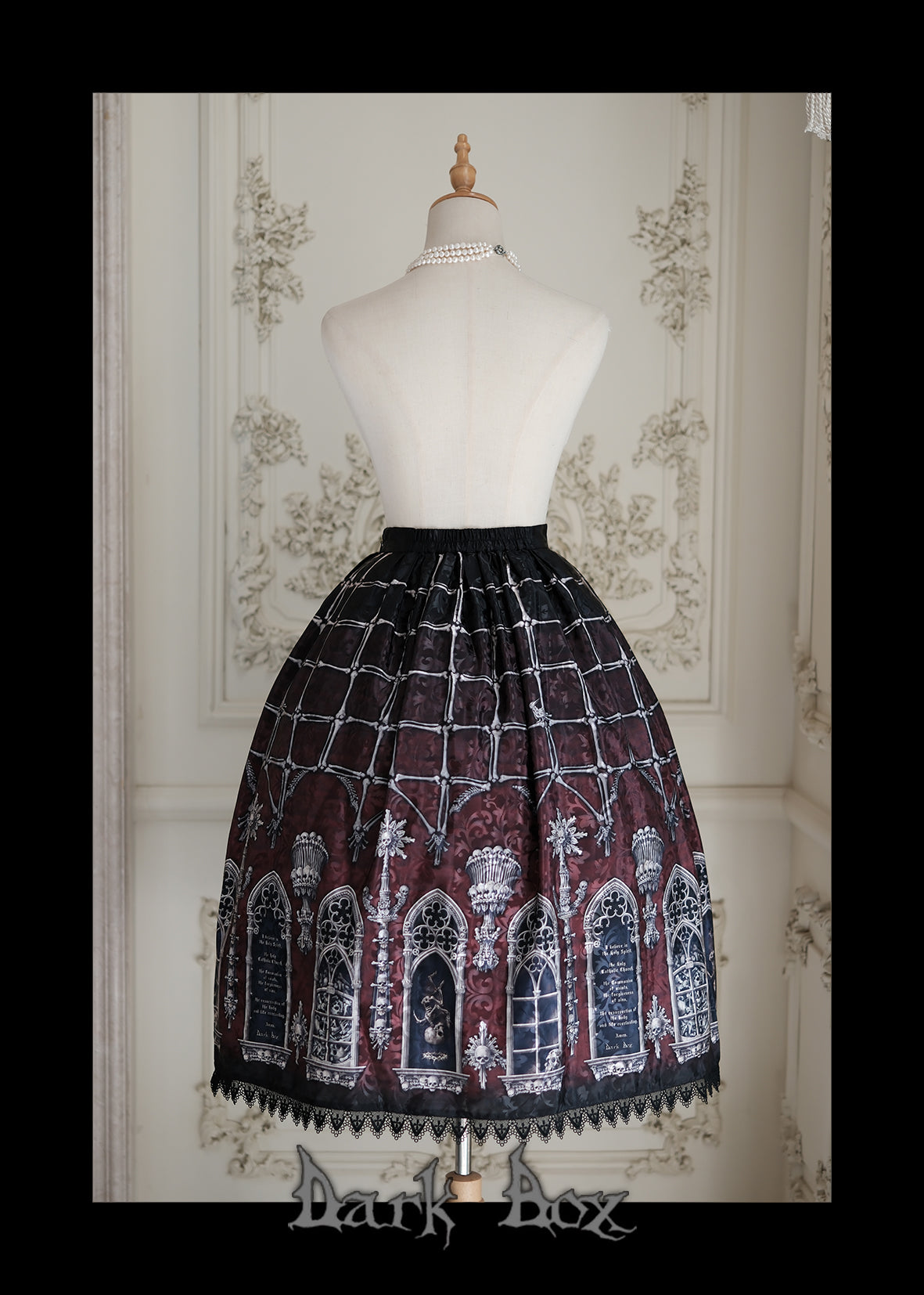 【受注予約~11/10】Ossuary スカート【Dark Box】