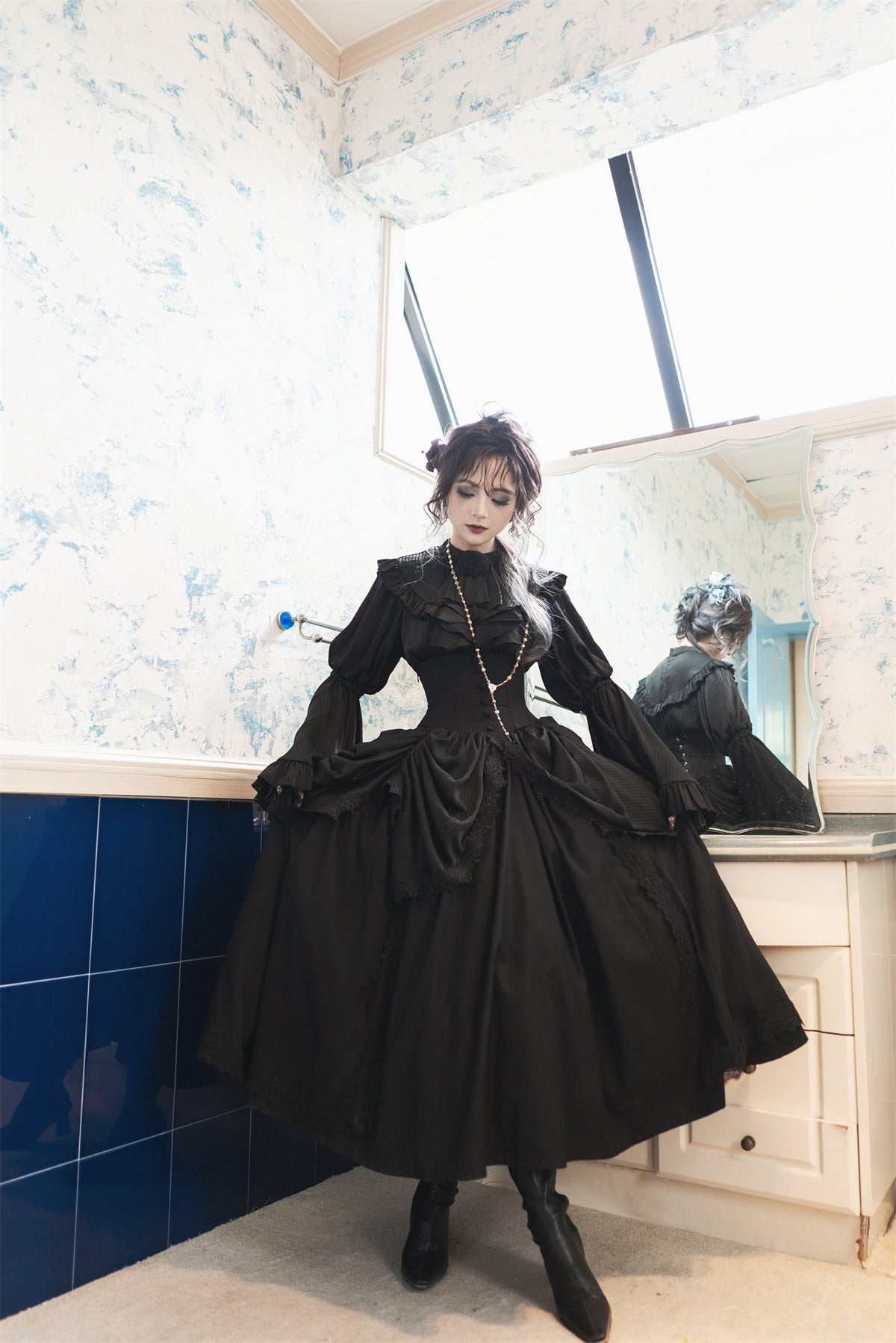 【受注予約~12/25】Sleepwalking スカート【布偶心事本】