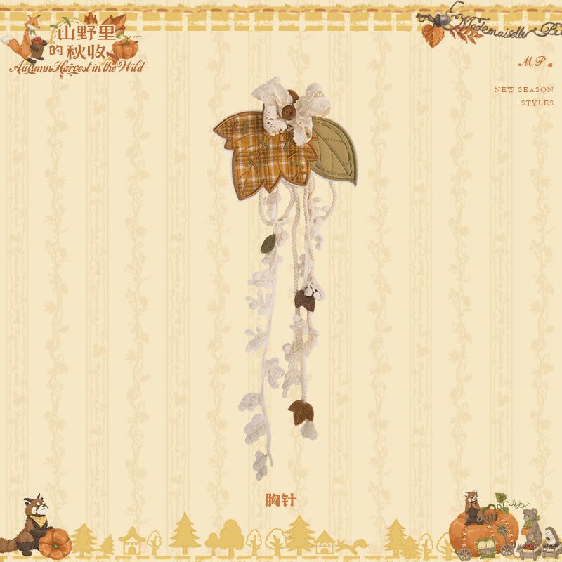 [Pre-orders open until October 2nd] Autumn Harvest in the Hill Accessories [Flowers and Pearl Box]