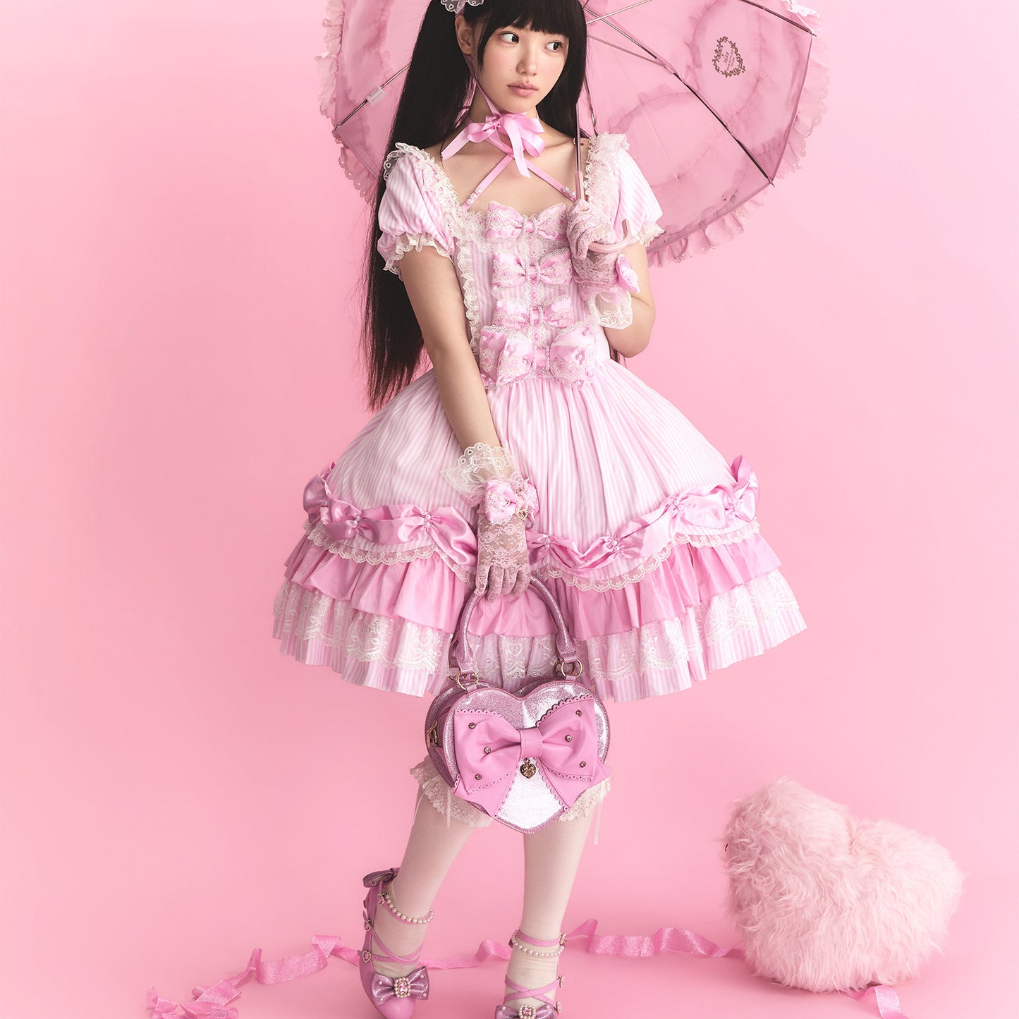 【受注予約~9/13】Stripe Sweetheart フルセット【Sheep Puff】