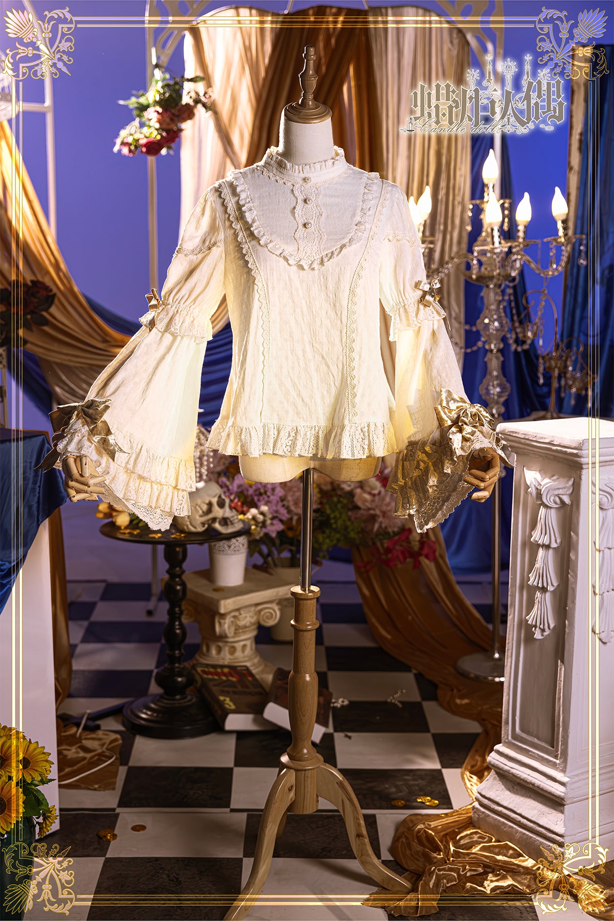 【受注予約~8/27】Candle Doll トップス【Bramble Rose】