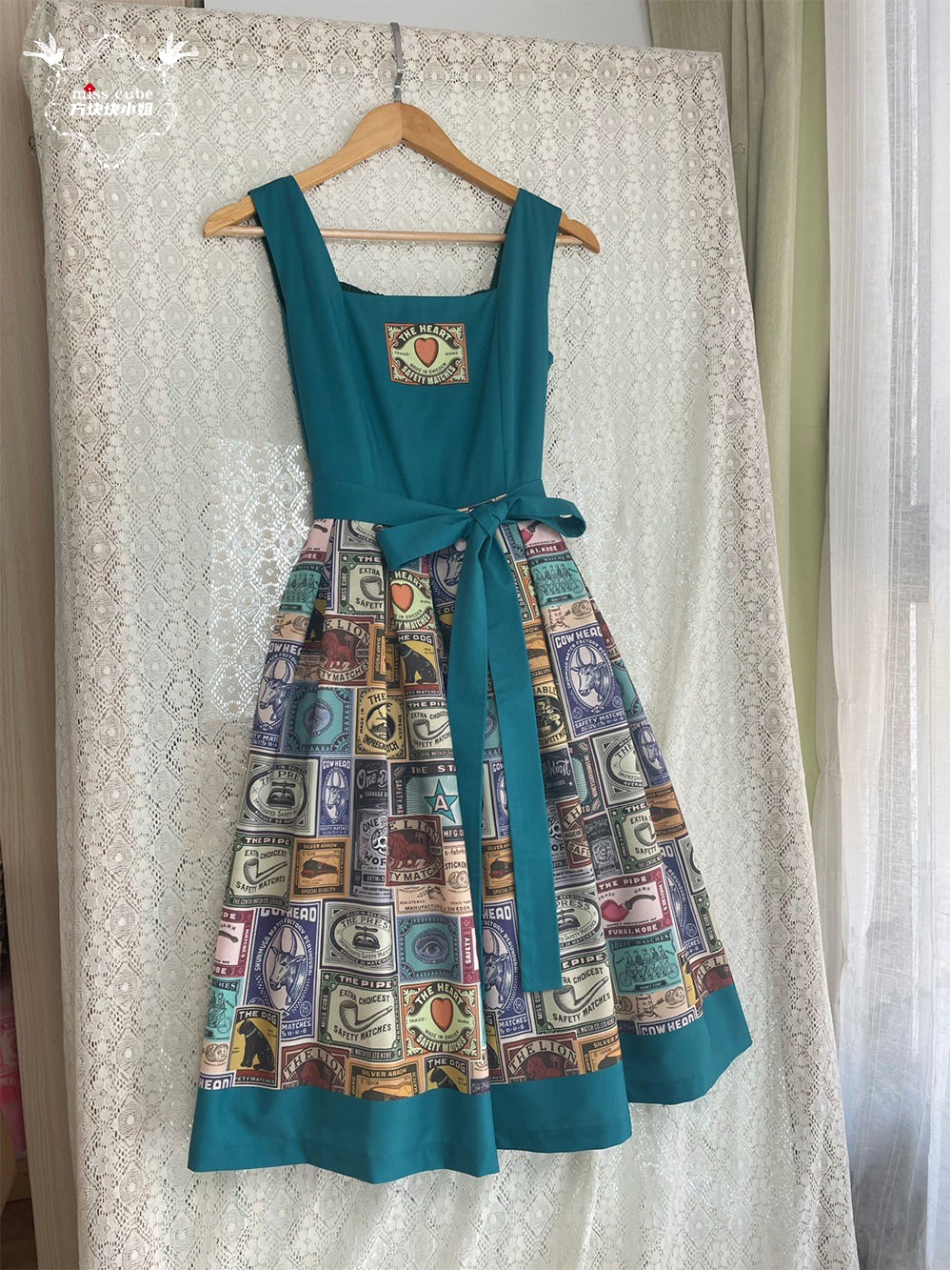 Antique Labels ジャンパースカート【Miss Cube】