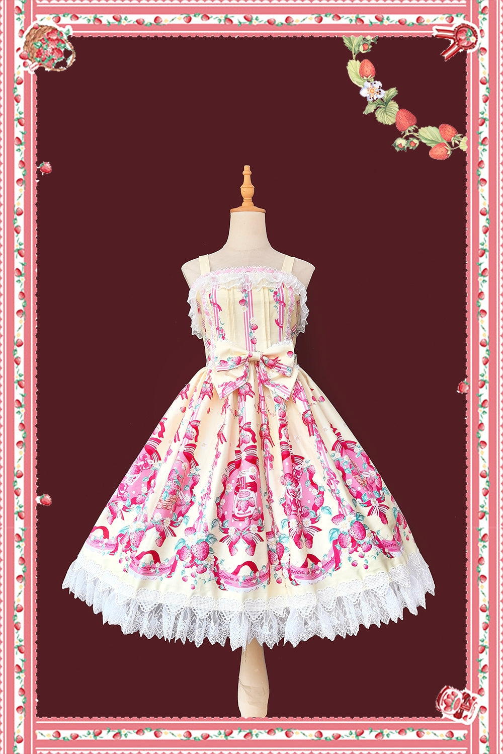 Strawberry Chef Jumper Skirt [Infanta]