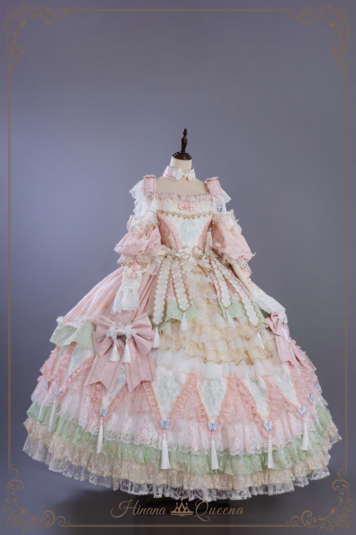 【受注予約~9/15】Crimson-Bee ワンピース【Hinana Queena】