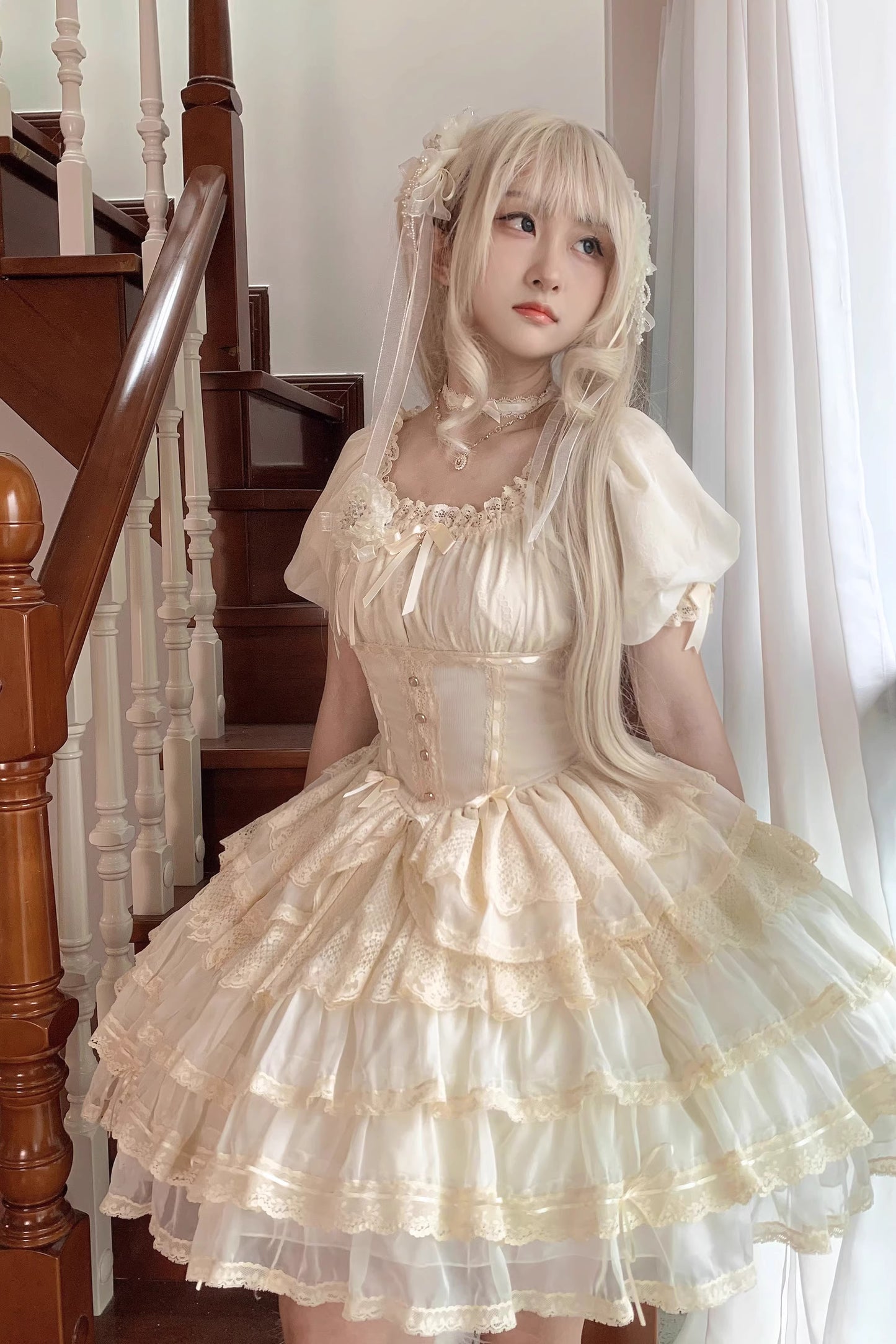 【受注予約~6/5】Midsummer Dance スカート【Flower Bouquet】