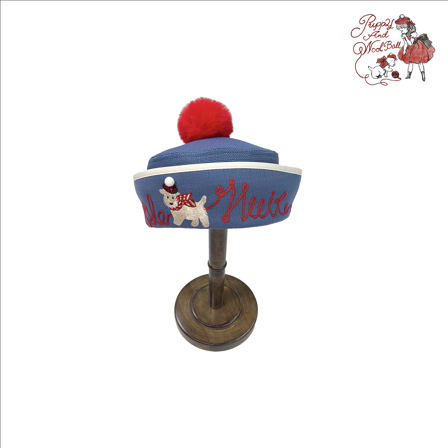 【受注予約~10/30】Puppy and WoolBall アクセサリー【iris de nuit】