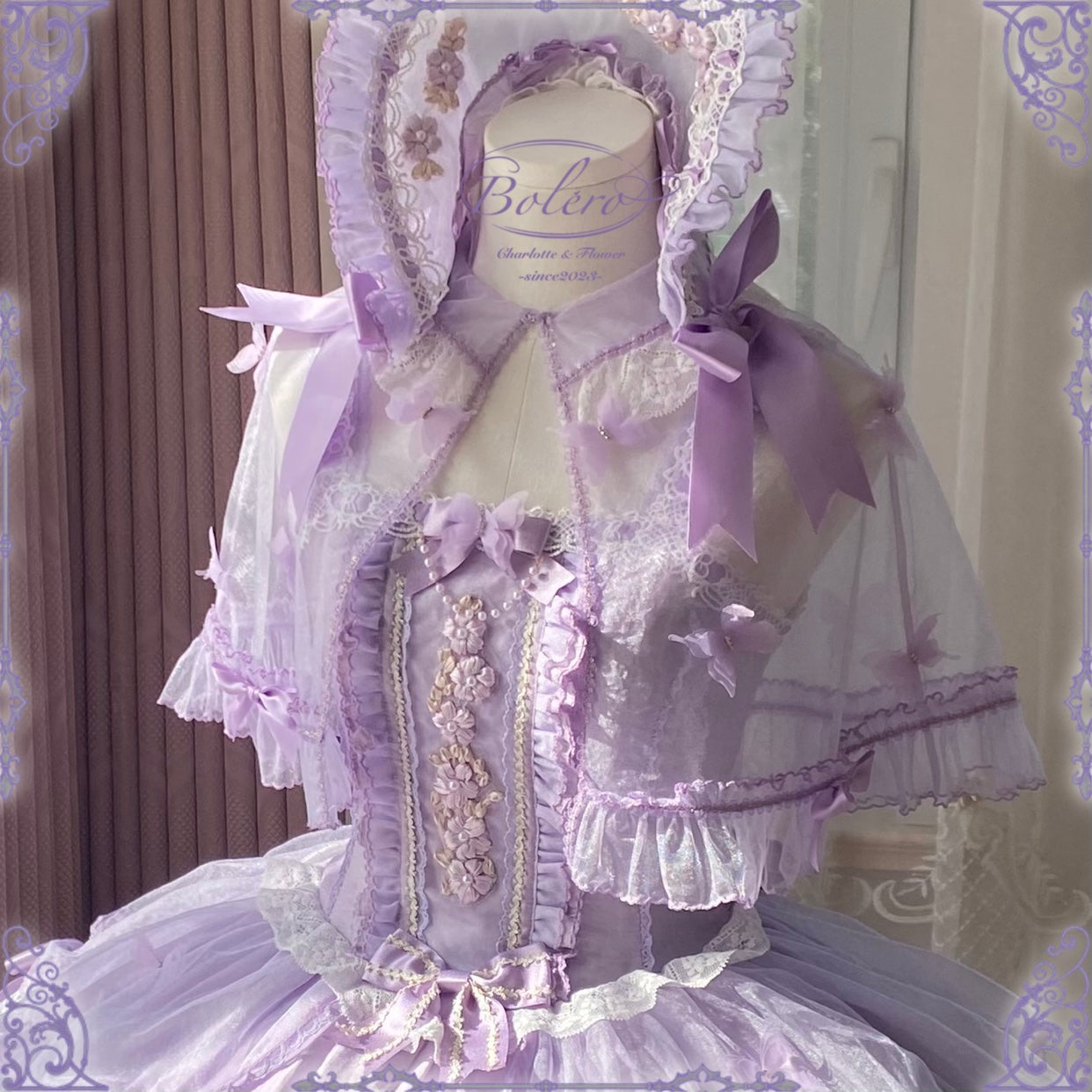 【受注予約~10/15】Bouquet Charlotte ケープ・アクセサリー【Bolelo】