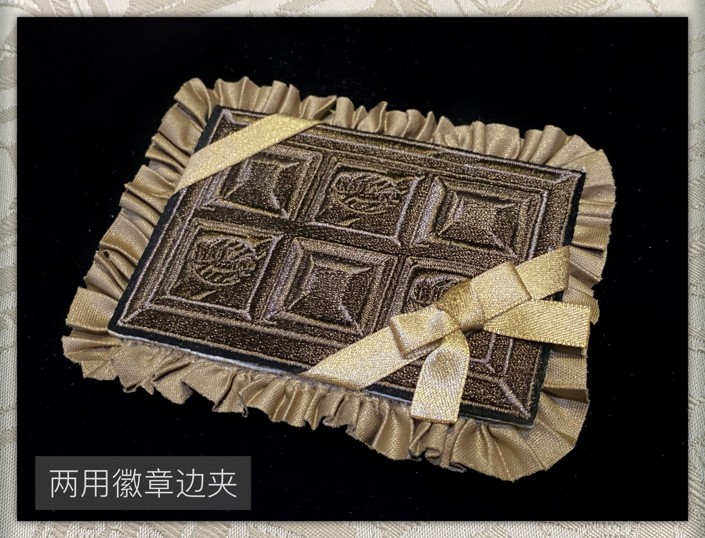 [Pre-orders until March 12th] Chooocolate Ribbon Barrette, Ribbon Pin, Brooch [PINK UP]