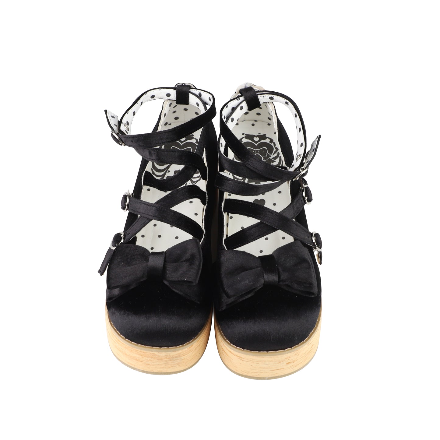 【受注予約~11/3】Muffin Tower 木底ストラップシューズ(ベルベットver.)【MODO】