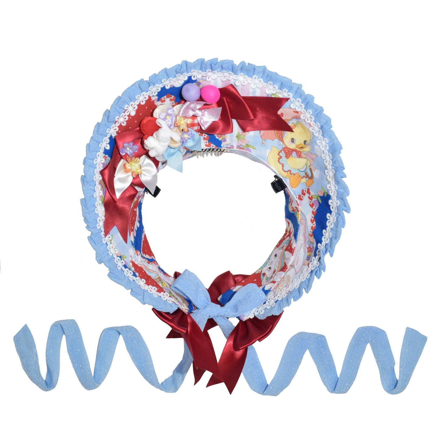 【受注予約~2/25】RETRO FLOWER エプロン・アクセサリー【南十字宇宙洋服社】