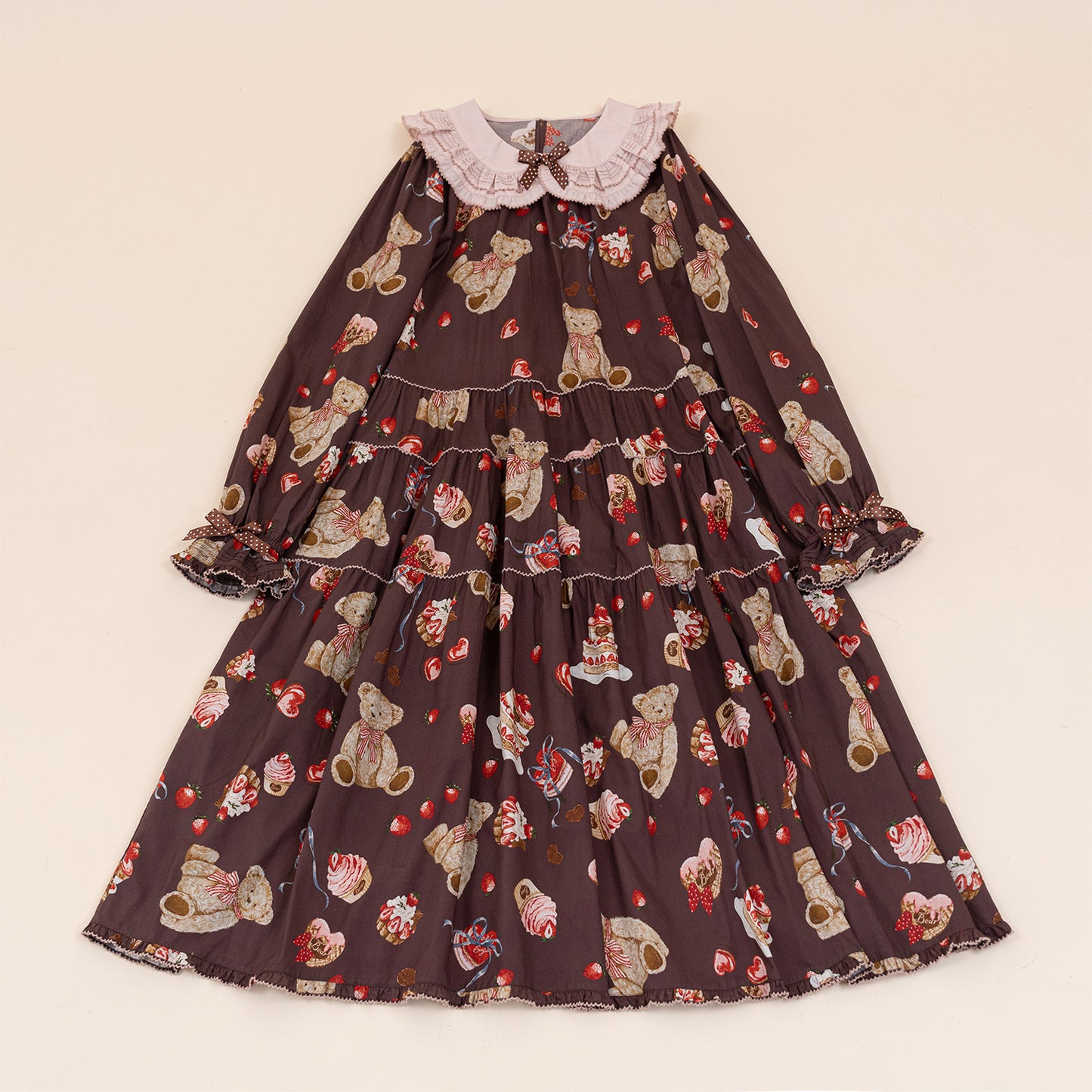 【受注予約~10/9】Chocolate Bear 2.0 ワンピース【Maple Sugar】