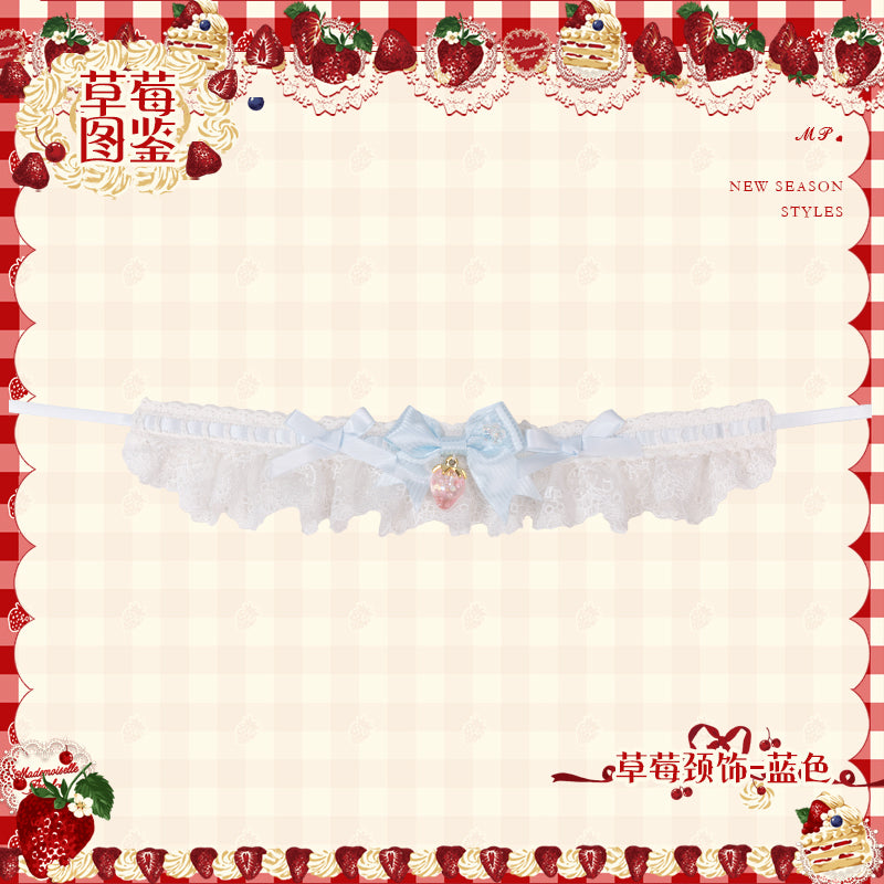 【受注予約~11/18】Strawberry Cake Illustration アクセサリー【花与珍珠匣】