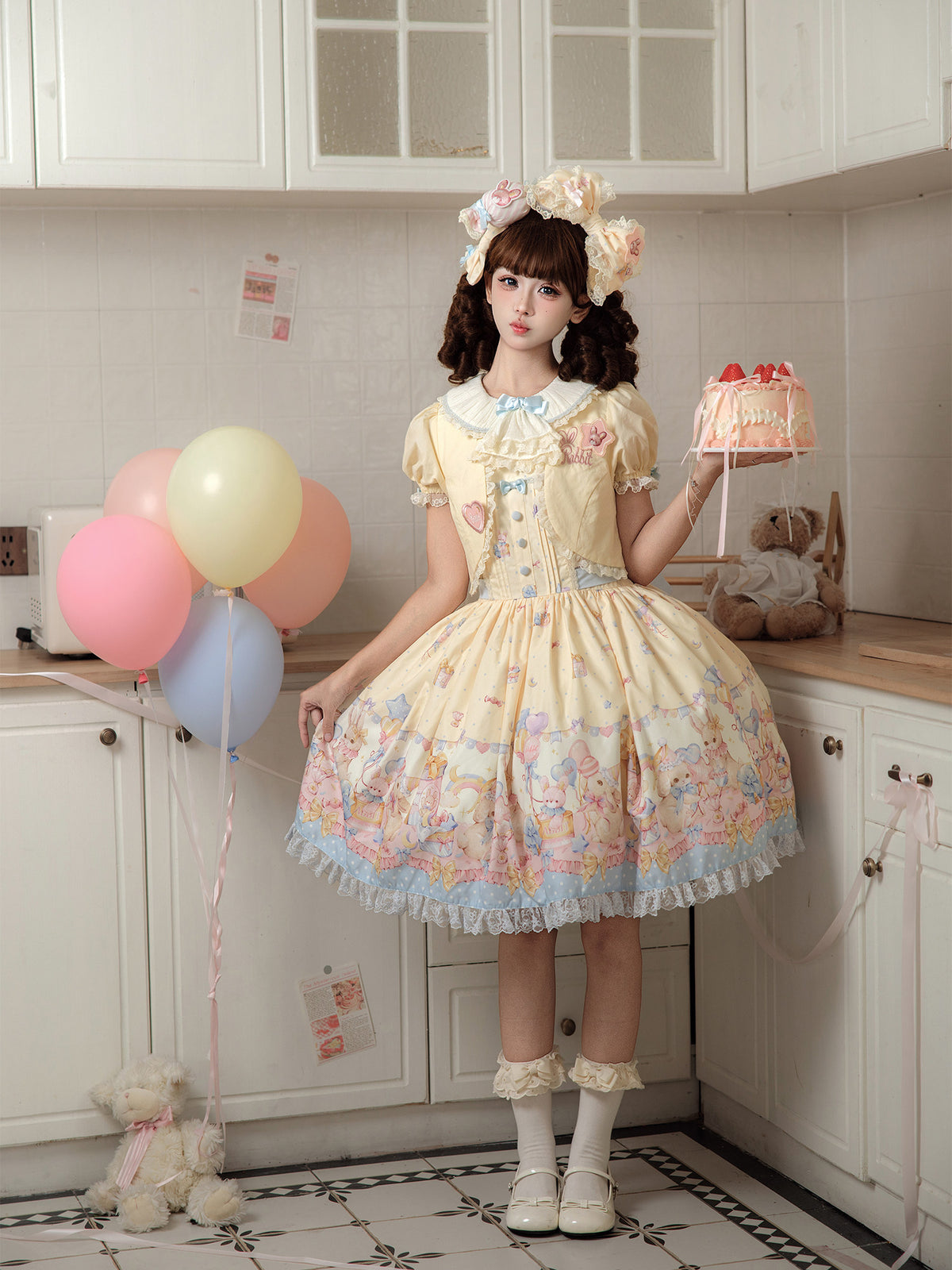 【受注予約~10/8】Gift Party ワンピース・ジャンパースカート・スカート・ブラウス【DreamWhale】