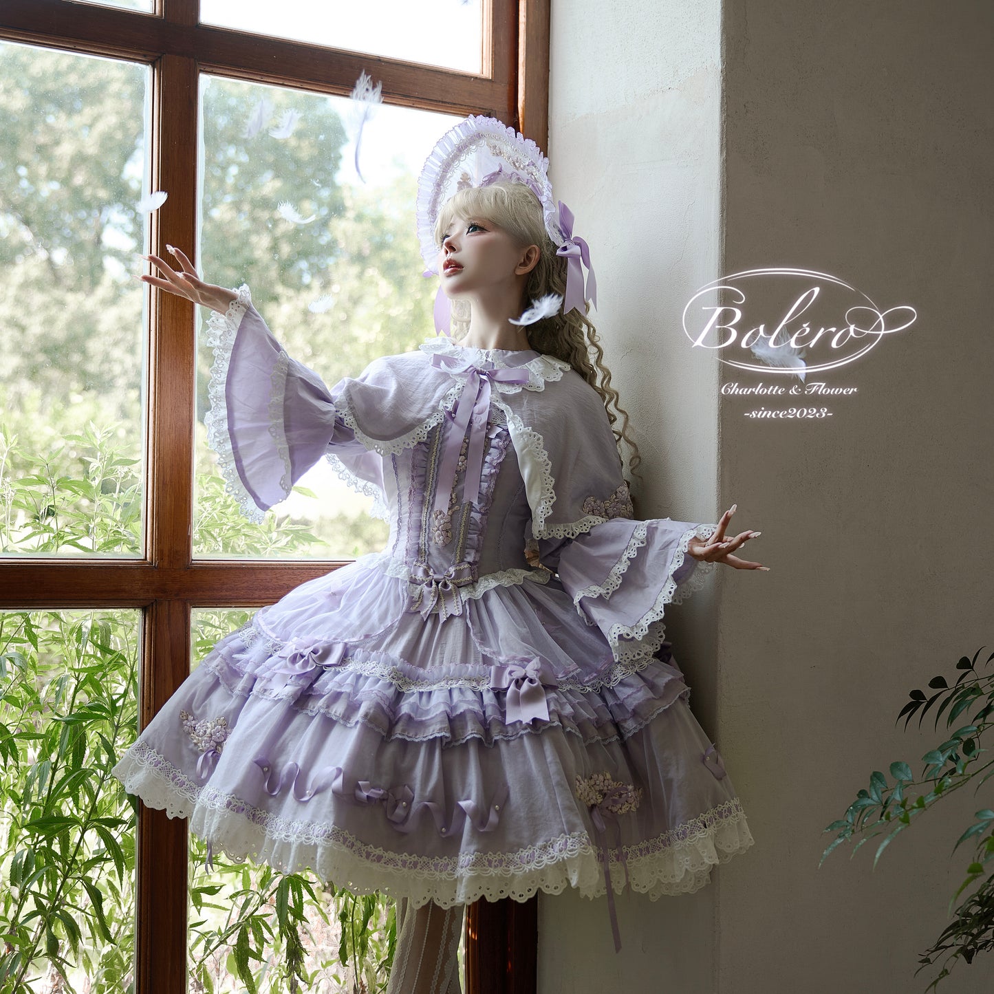 【受注予約~10/15】Bouquet Charlotte ブラウス【Bolelo】