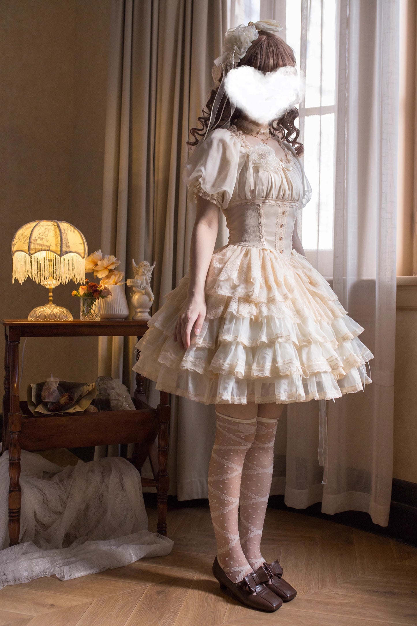 【受注予約~6/5】Midsummer Dance スカート【Flower Bouquet】