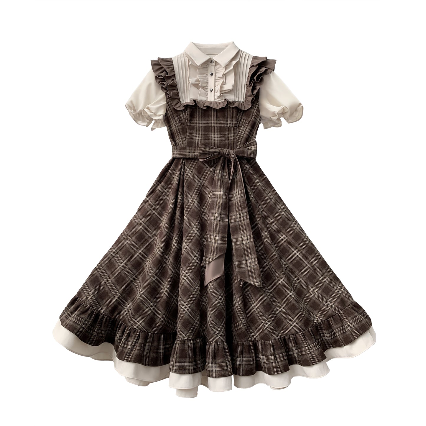 Dusk on the Thames ワンピース(半袖)【胡桃木JK】