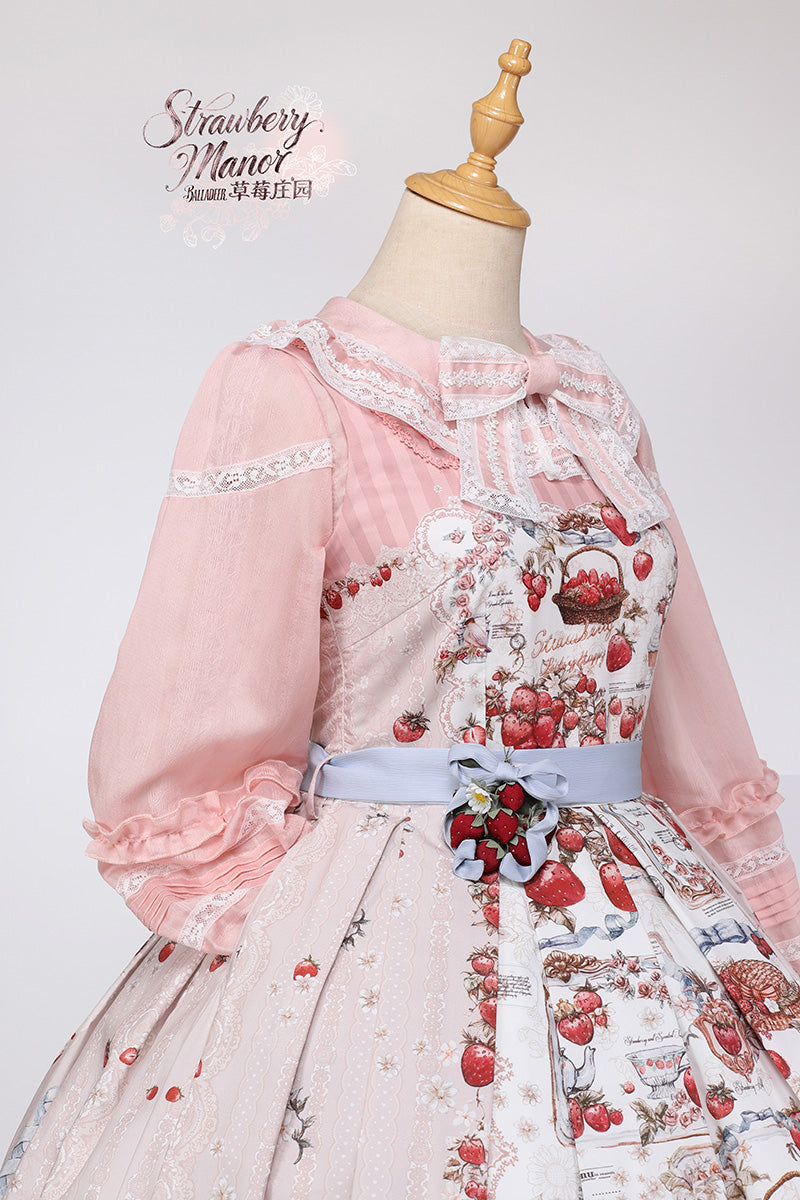【受注予約~12/16】Strawberry Manor ブラウス【Balladeer】