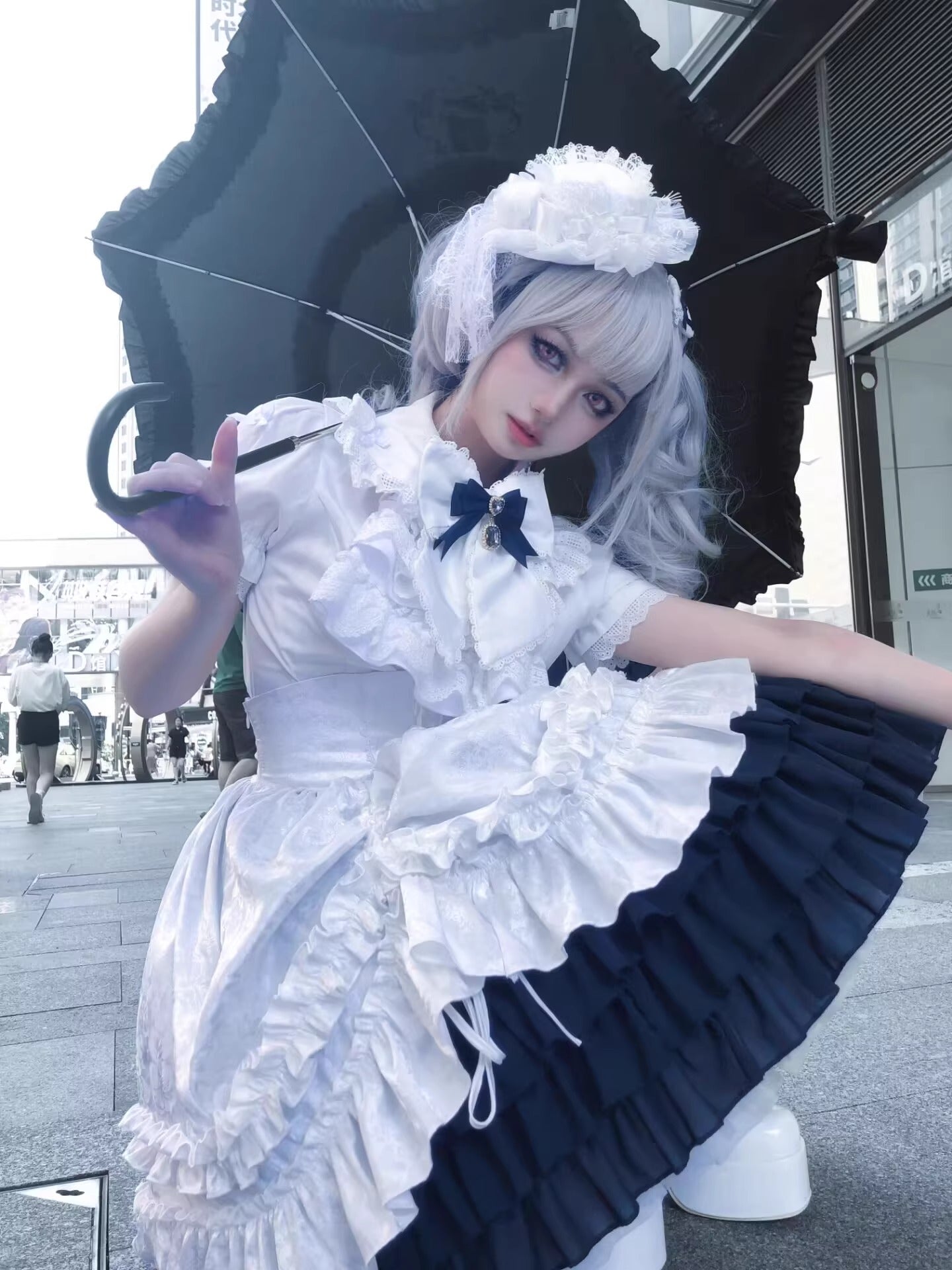 Purple MaMa スカート【蓝月石绮梦】